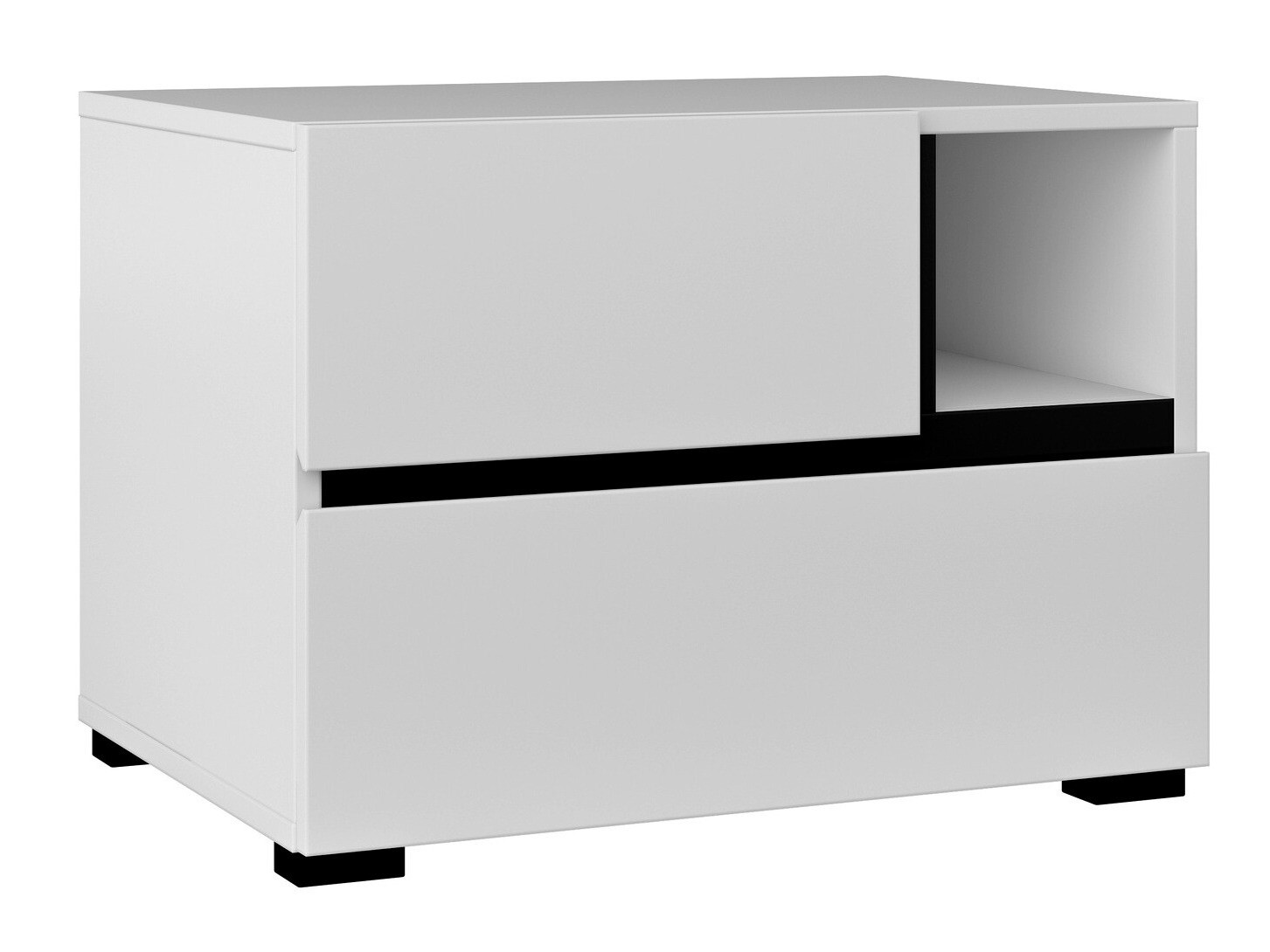 Bedside table Alfere 120 (White)