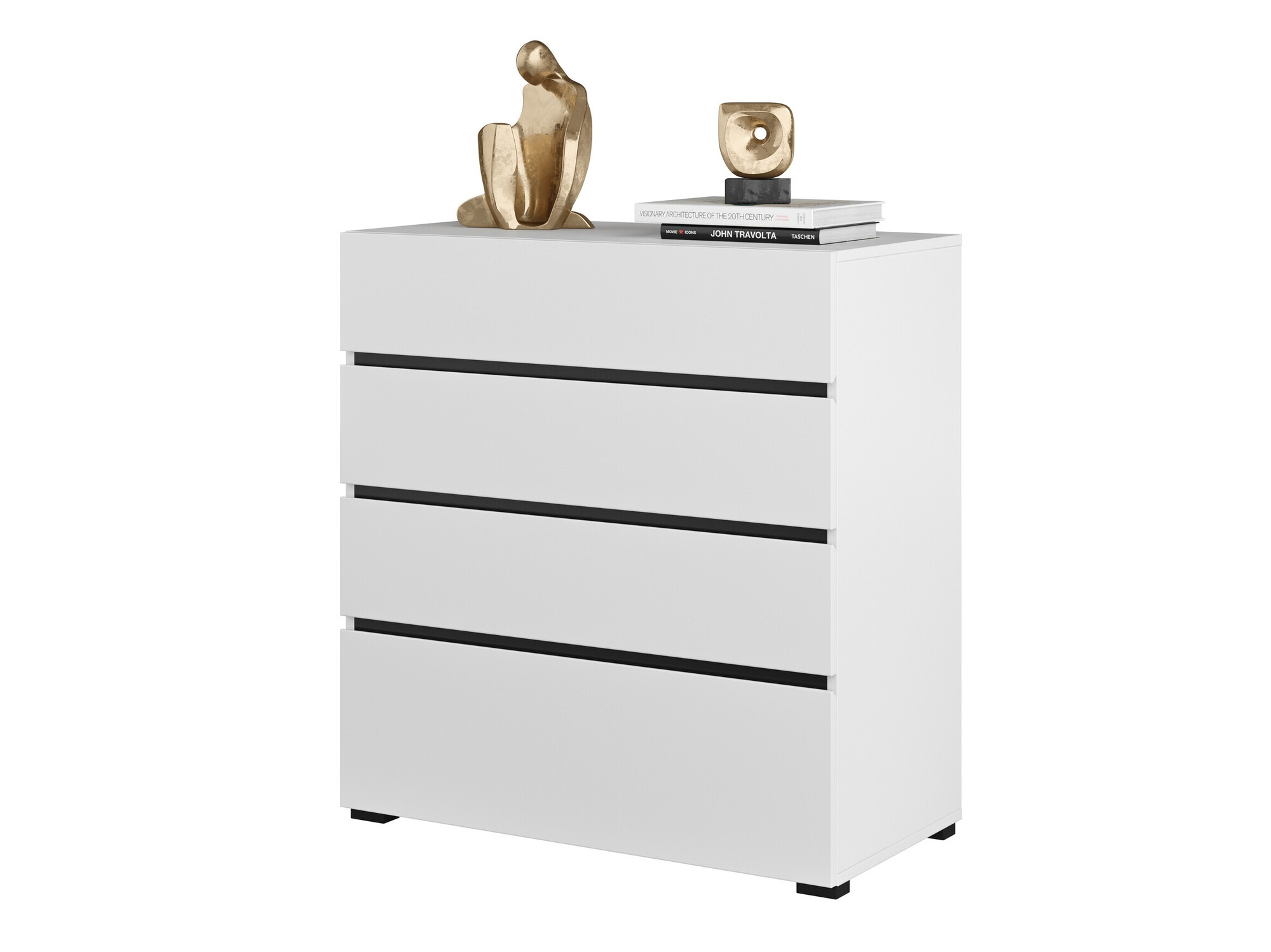 Chest of drawers Alfere 121 (White)