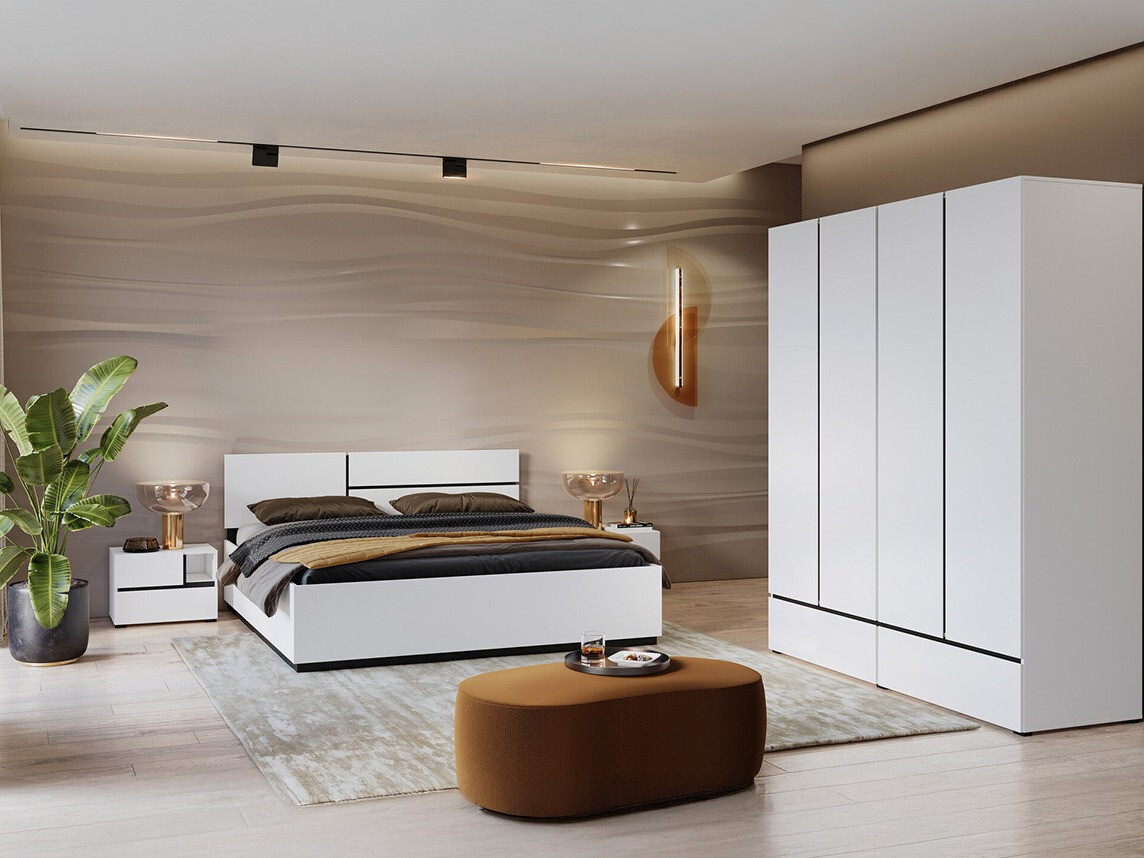 Ντουλάπα Alfere 119 (Άσπρο)