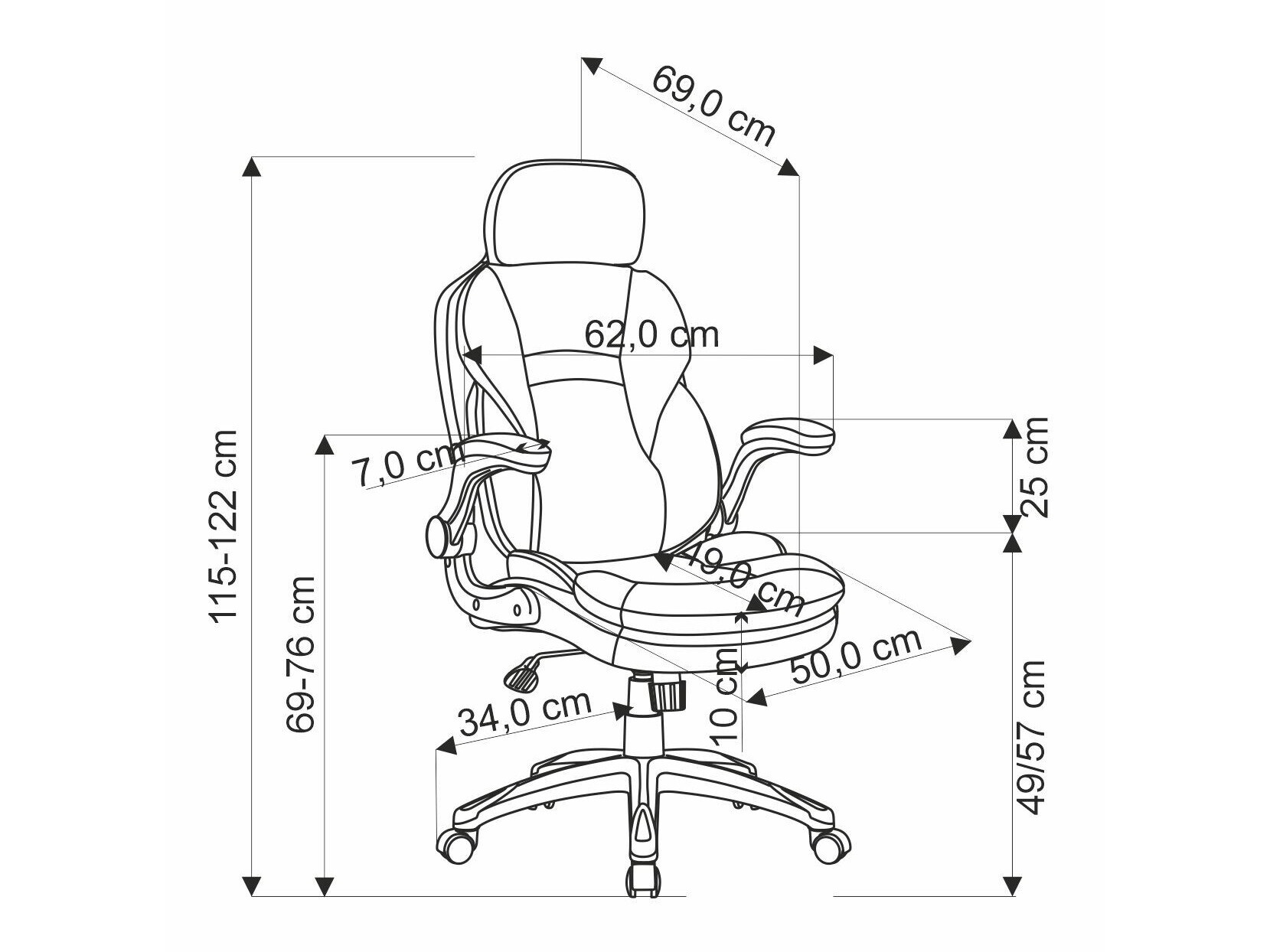 Office chair Houston 1855