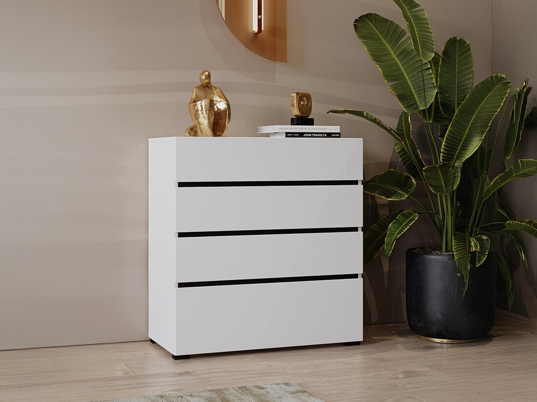 Συρταριέρα Alfere 121 (Άσπρο)