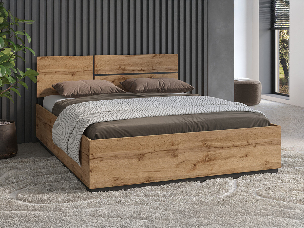 Bed Alfere 123 (Wotan Oak)