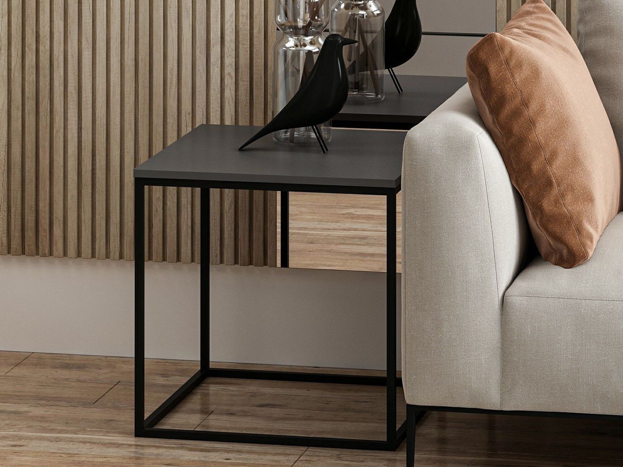 Side table Kailua 1307 (Black + Anthracite)