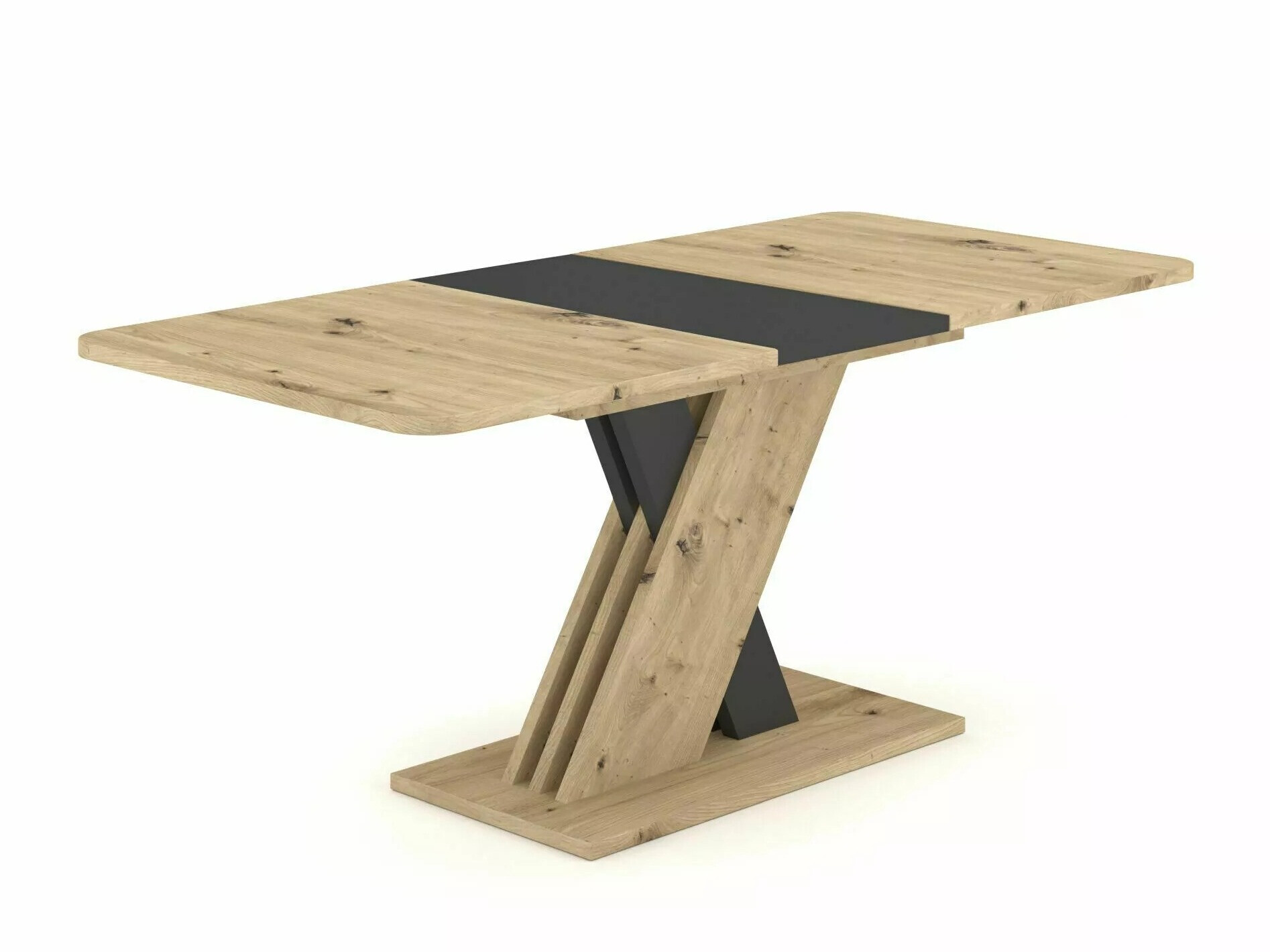 Table Detroit 568 (Artisan oak + Anthracite)