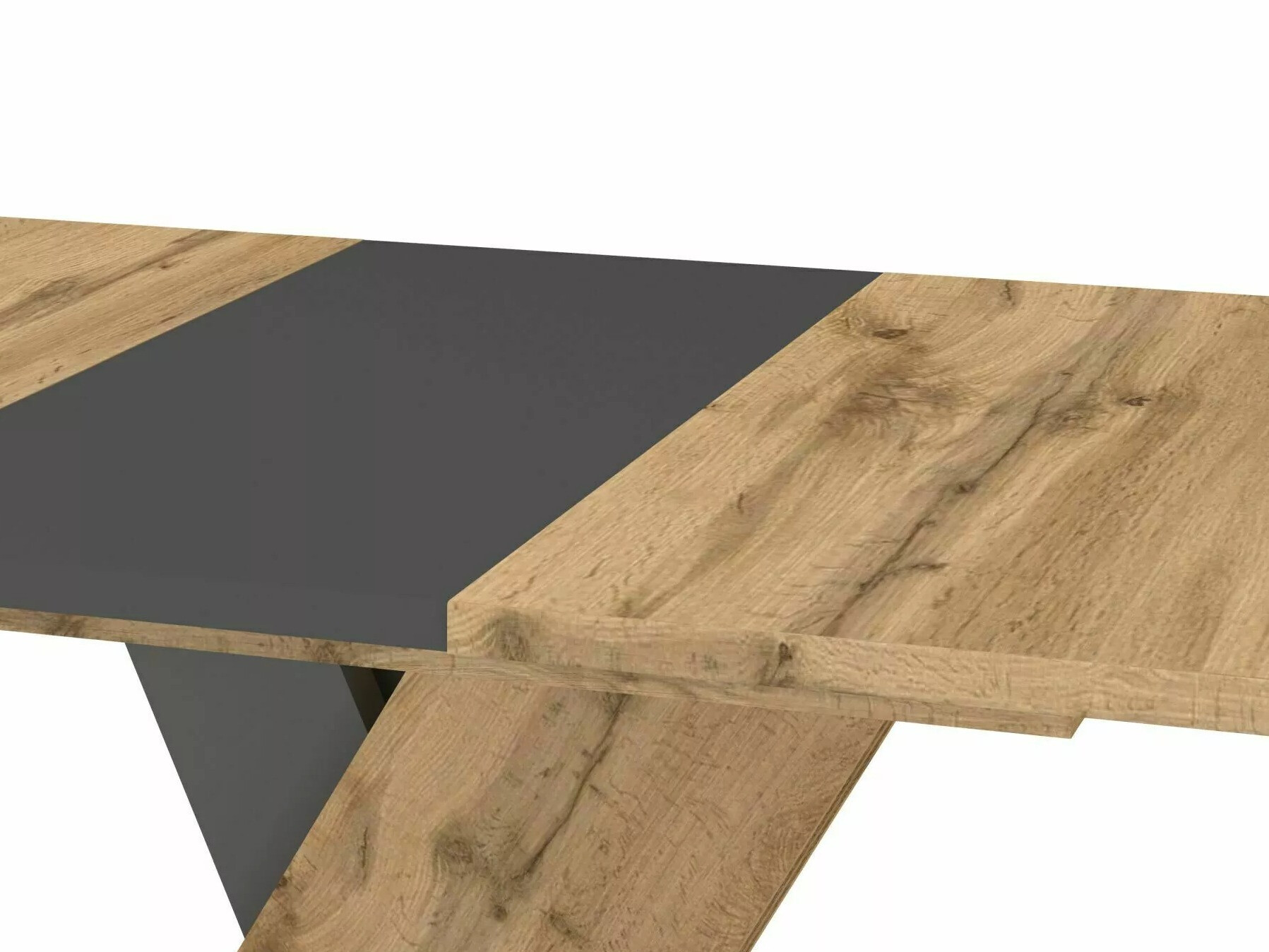 Table Detroit 568 (Artisan oak + Anthracite)