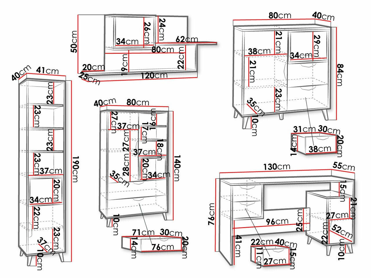 Σετ παιδικού δωματίου Domvera 118