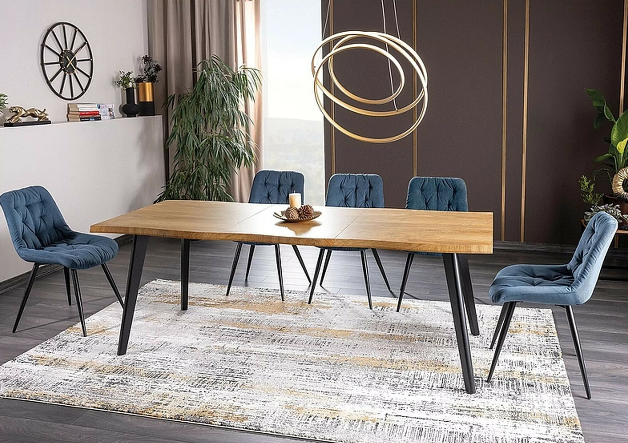 Τραπέζι Detroit 583 (Artisan βελανιδιά)