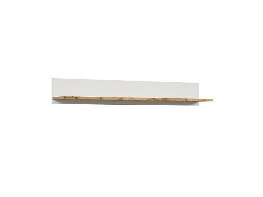 Wall shelf Sonsoru 103 (White + Wotan Oak)