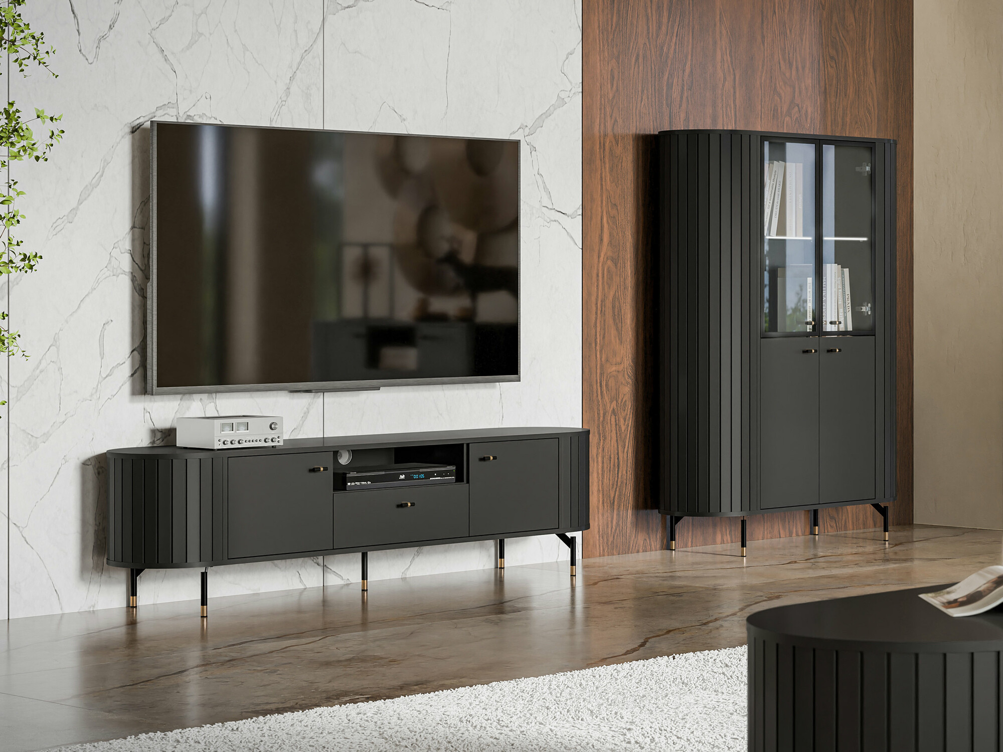 Bookcase Novmono 100 (Black)