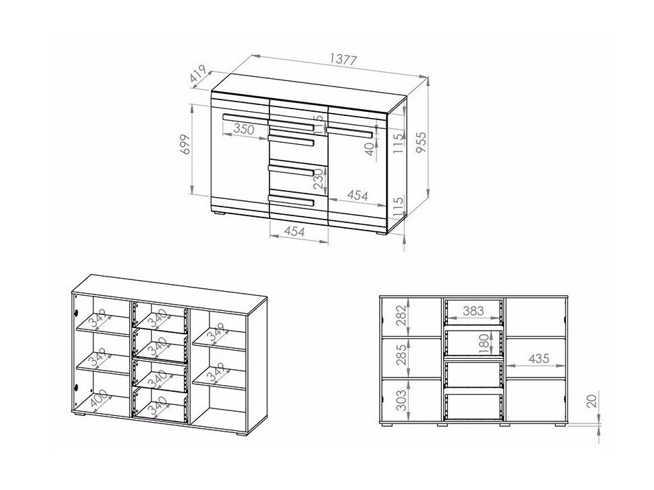 Chest of drawers Alcala 106