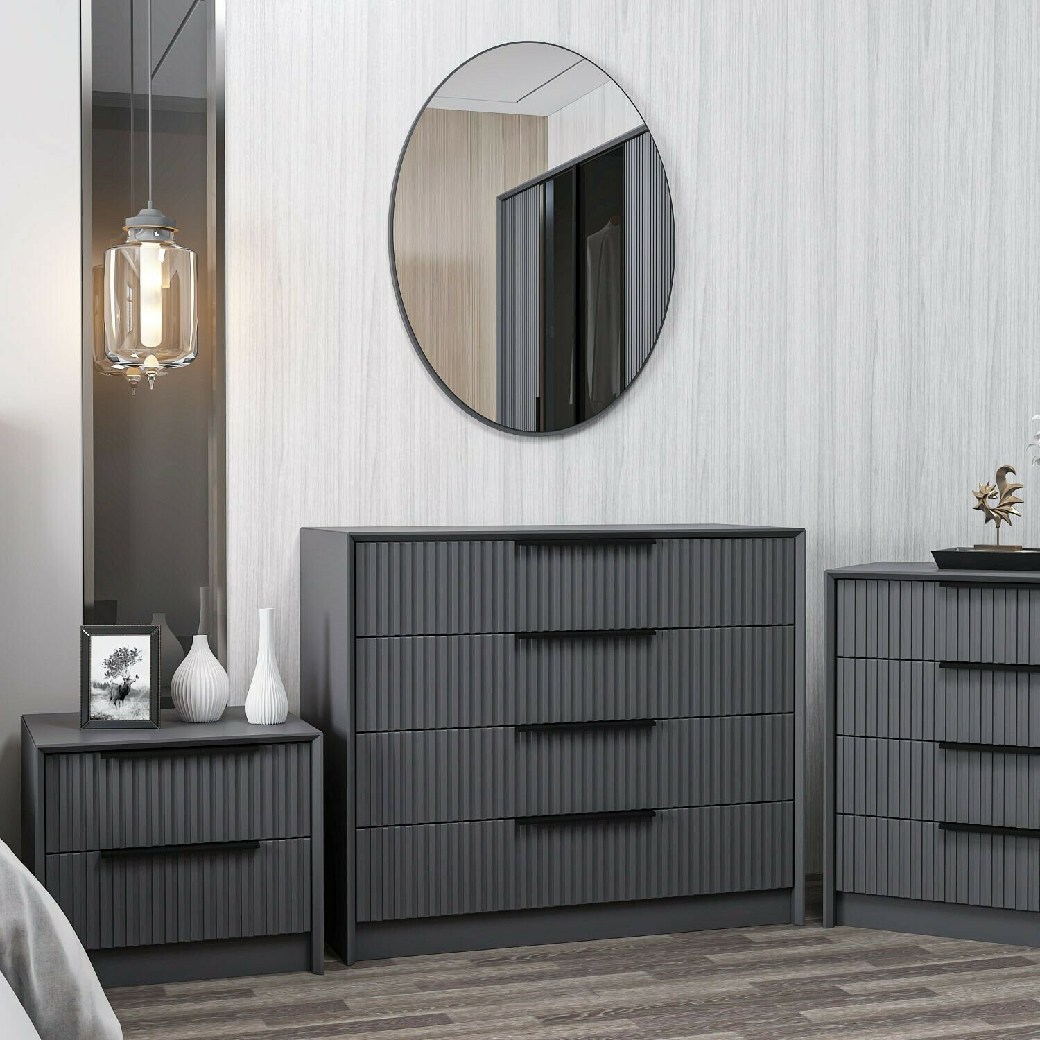 Chest of drawers Kailua 2394 (Anthracite)
