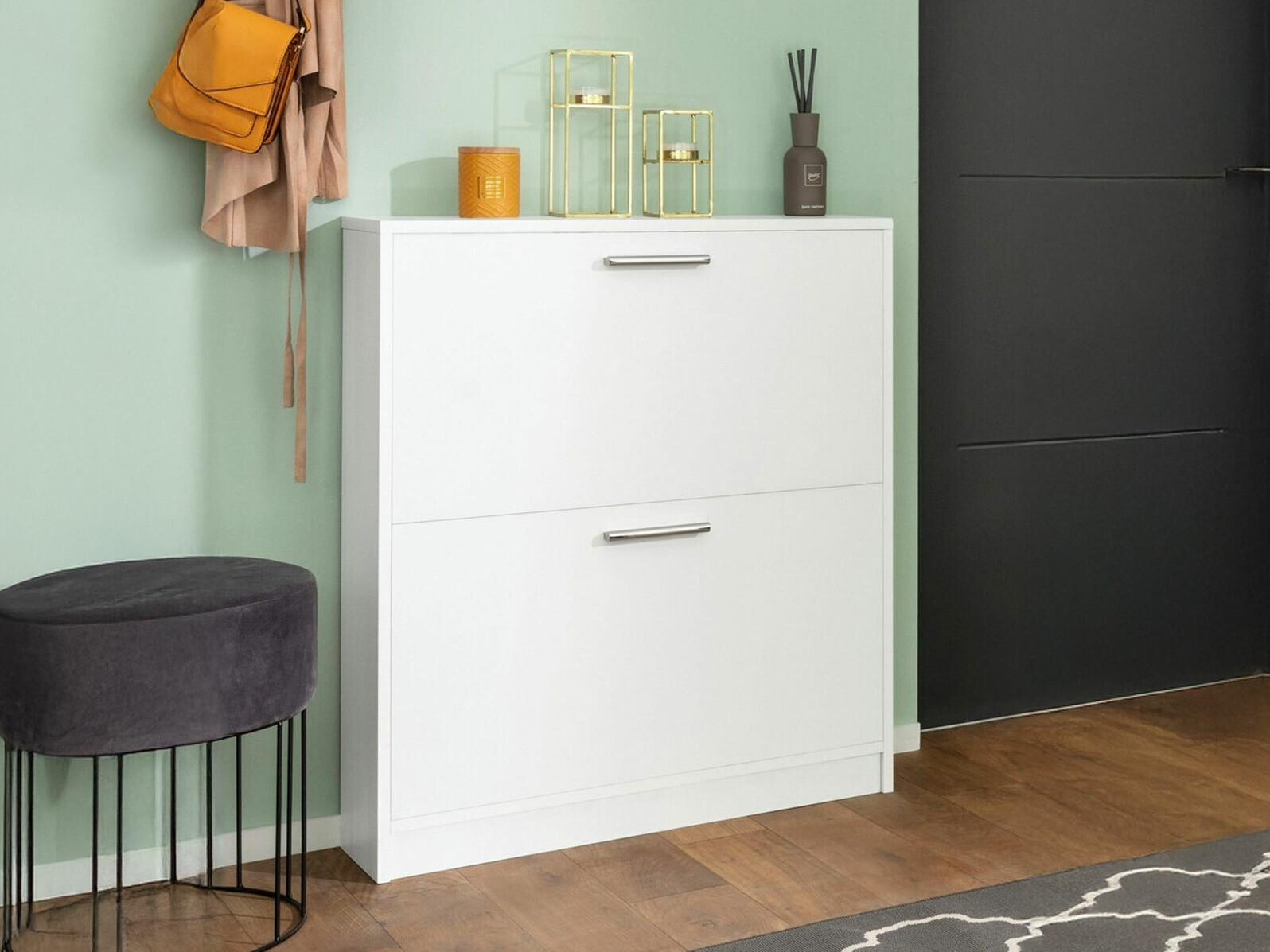 Παπουτσοθήκη Denton 693 (Άσπρο)