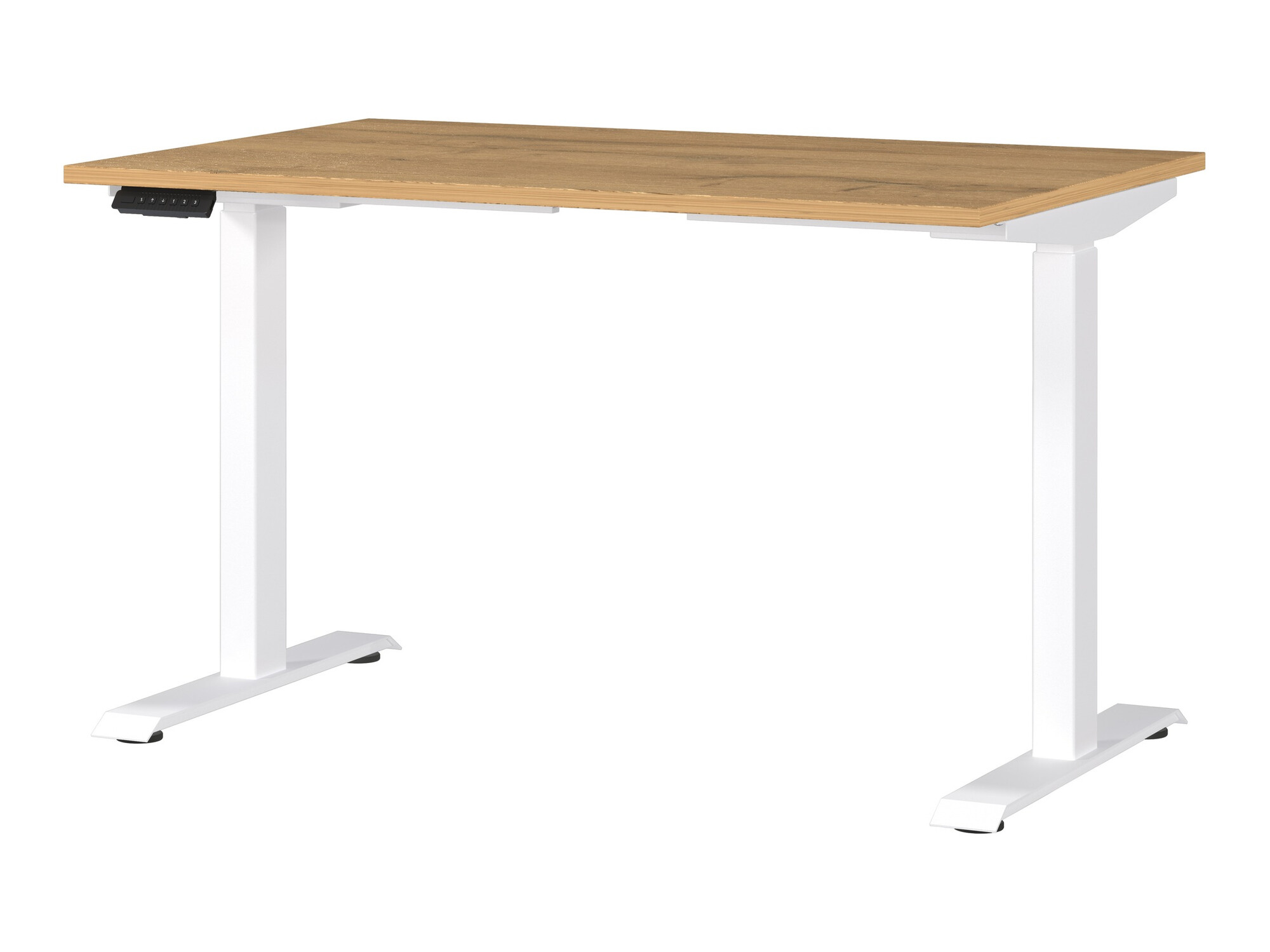 Γραφείο με ρυθμιζόμενο ύψος Sacramento 417 (Grandson δρυς + Άσπρο)