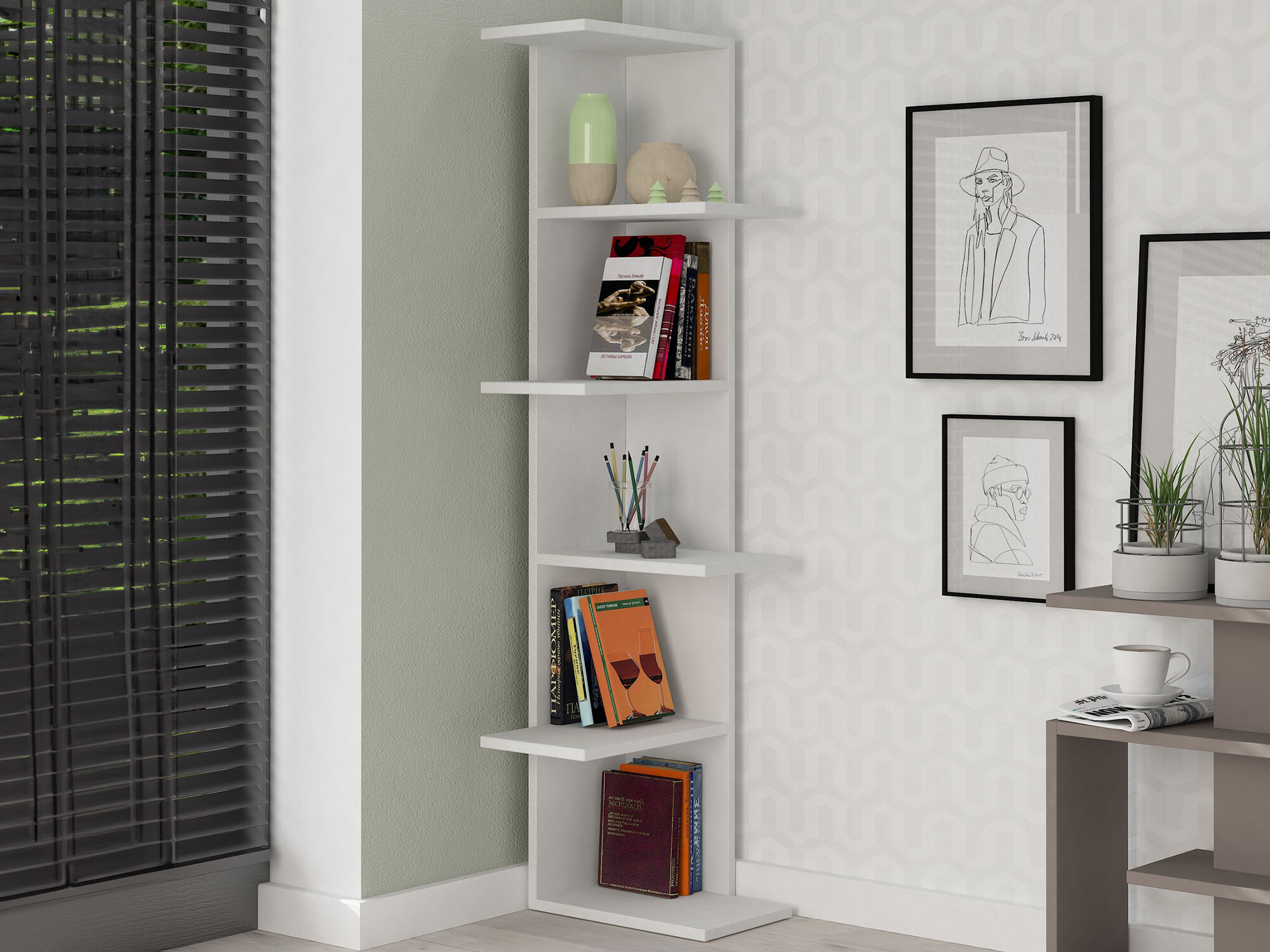 Corner shelf Kailua 1160