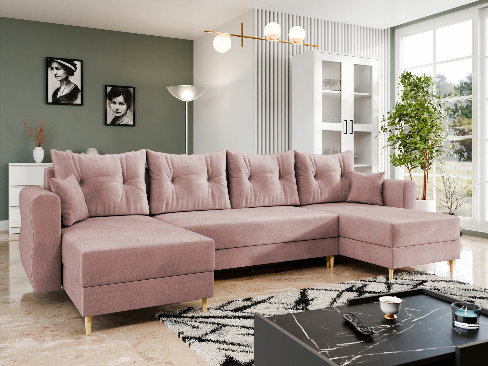 Corner sofa Veldala 103 (Manila 09)