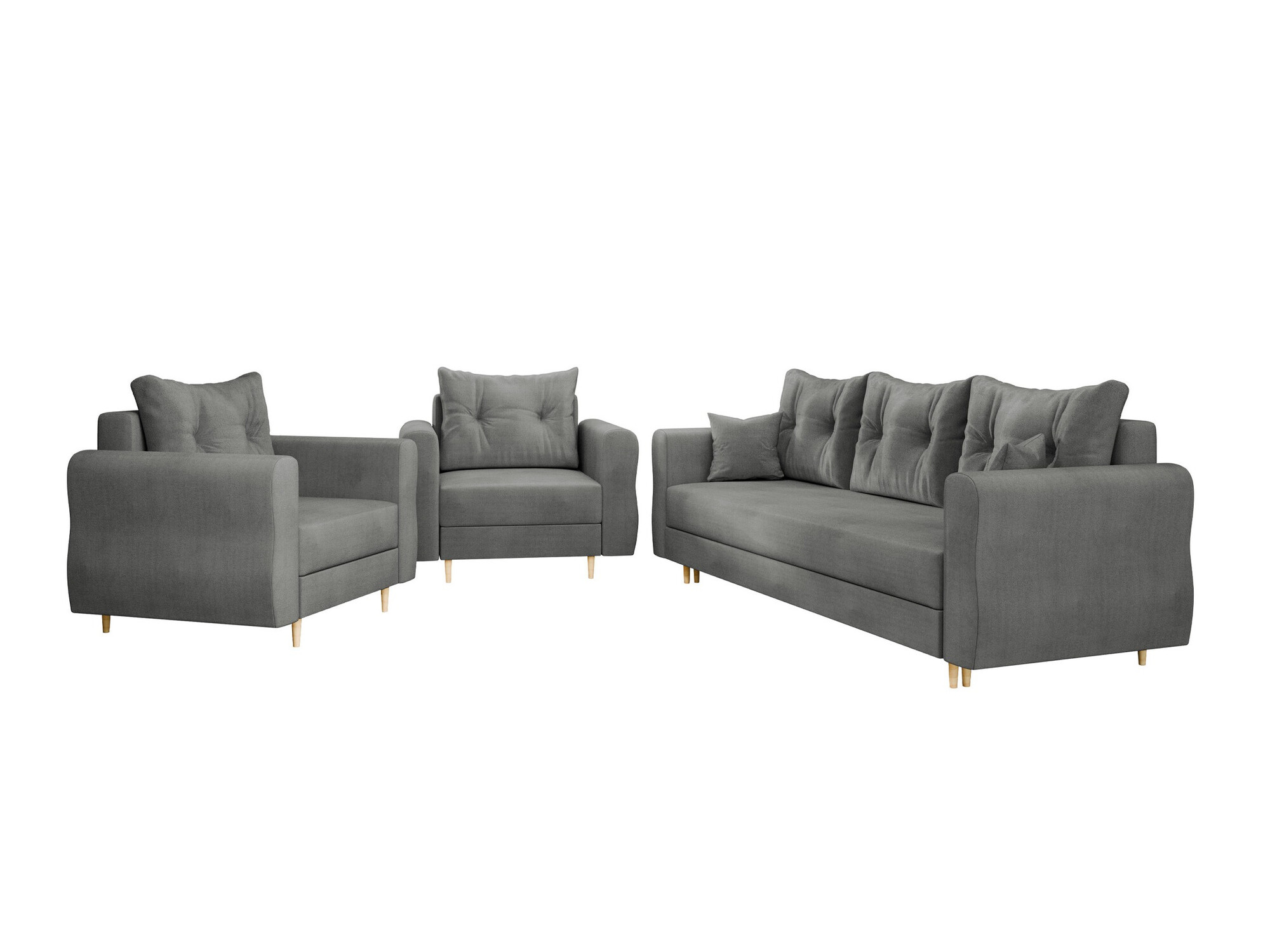 Σετ ταπετσαρισμένων επίπλων Veldala 106 (Manila 16)