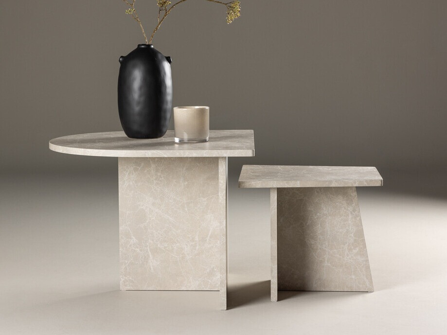 Σετ τραπεζιών σαλονιού Dallas 4880 (Μπεζ)