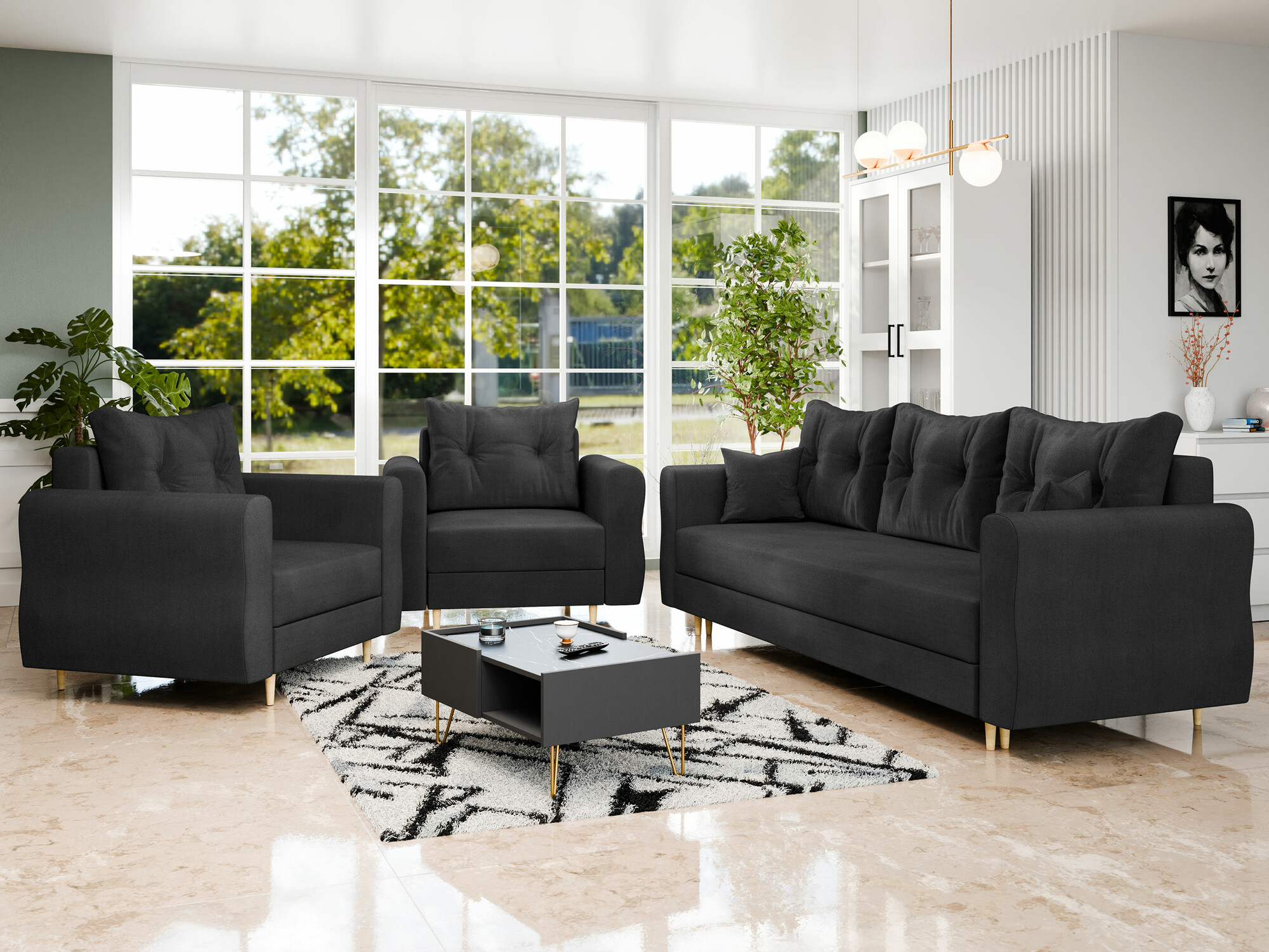 Upholstered furniture set Veldala 106 (Manila 18)