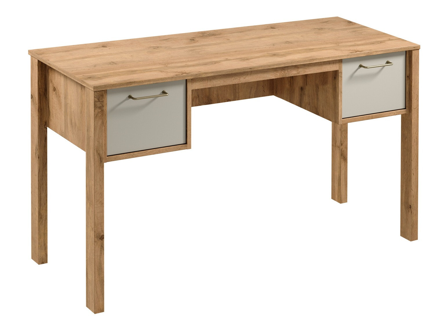 Desk Venmelu 100 (Wotan Oak + Beige)