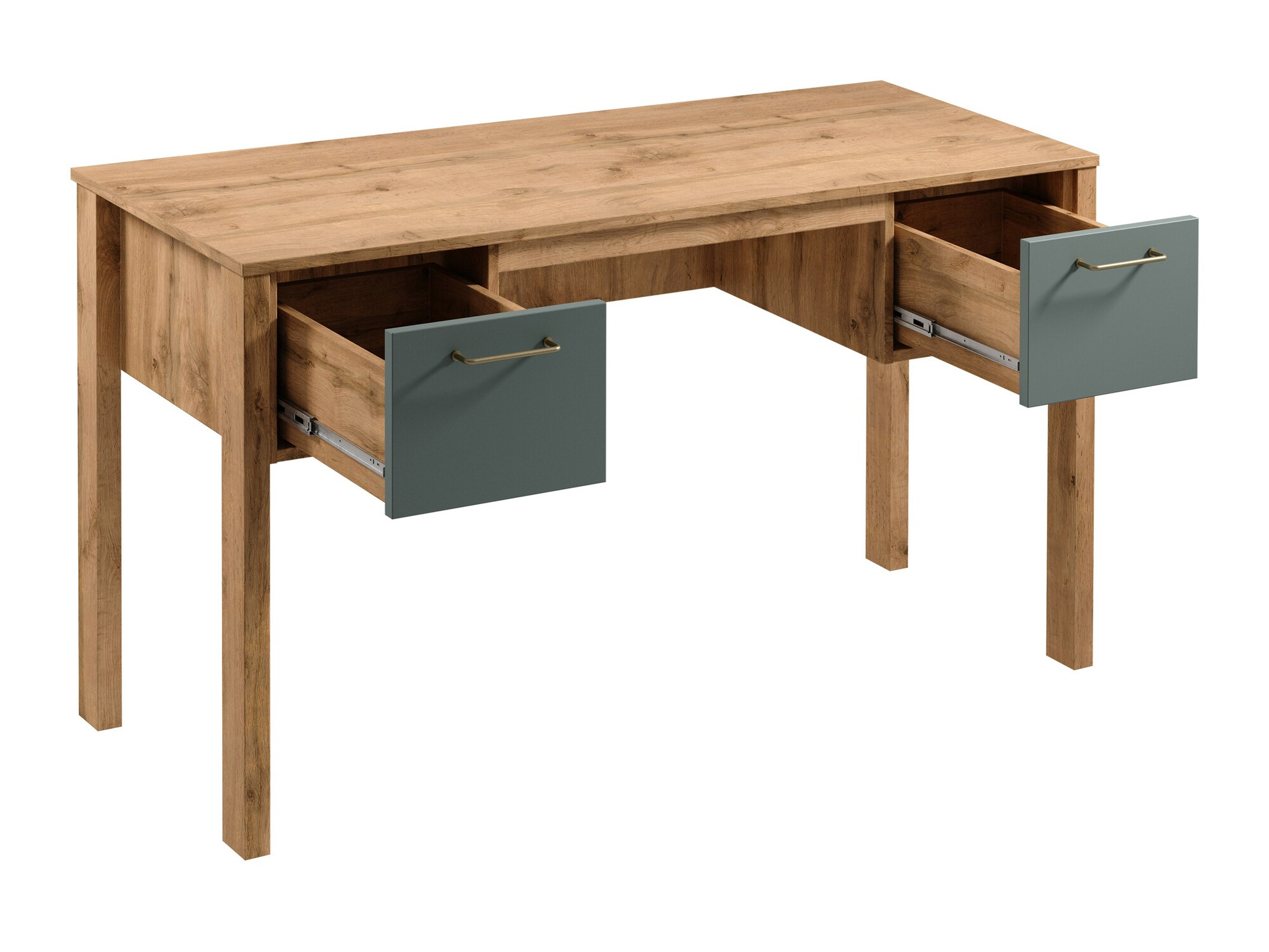 Desk Venmelu 100 (Wotan Oak + Beige)