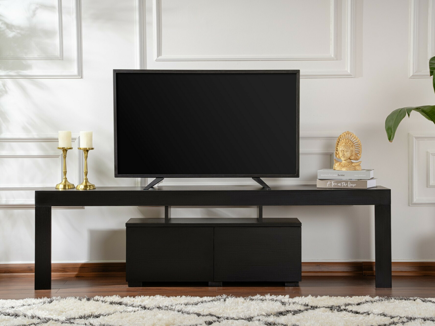 Έπιπλο τηλεόρασης Novato 108 (Μαύρο)