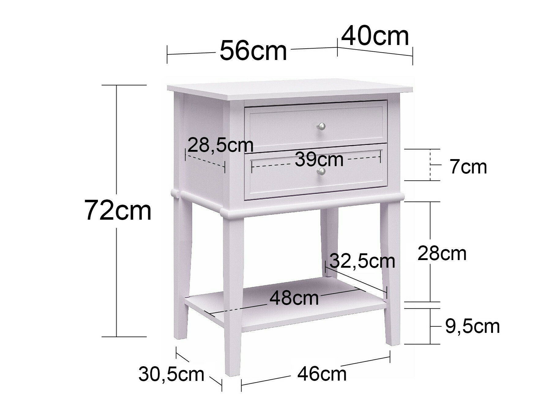 Βοηθητικό τραπεζάκι Sonfivo 103 (Μαύρο)