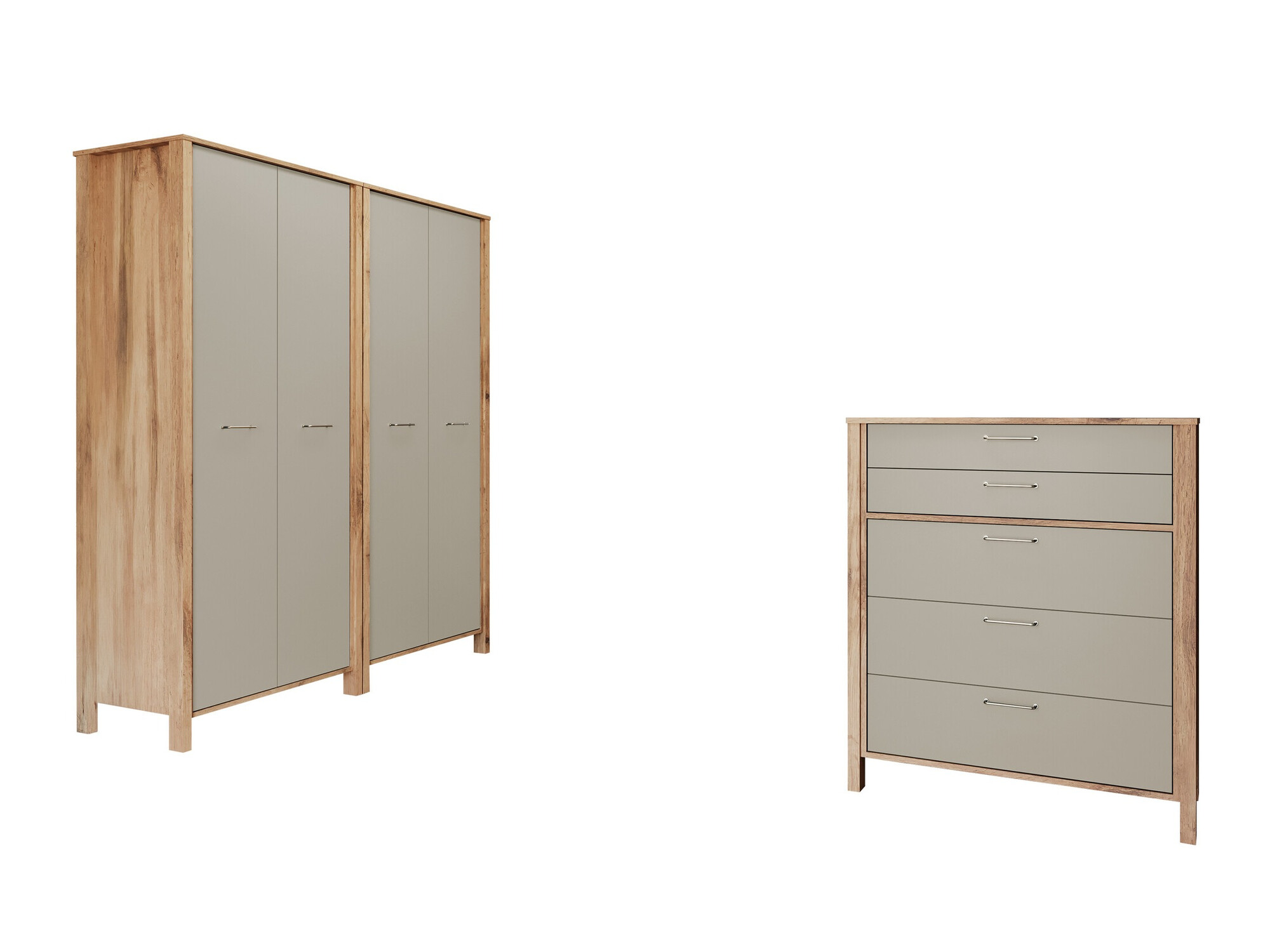 Hallway set Venmelu 118 (Wotan Oak + Beige)