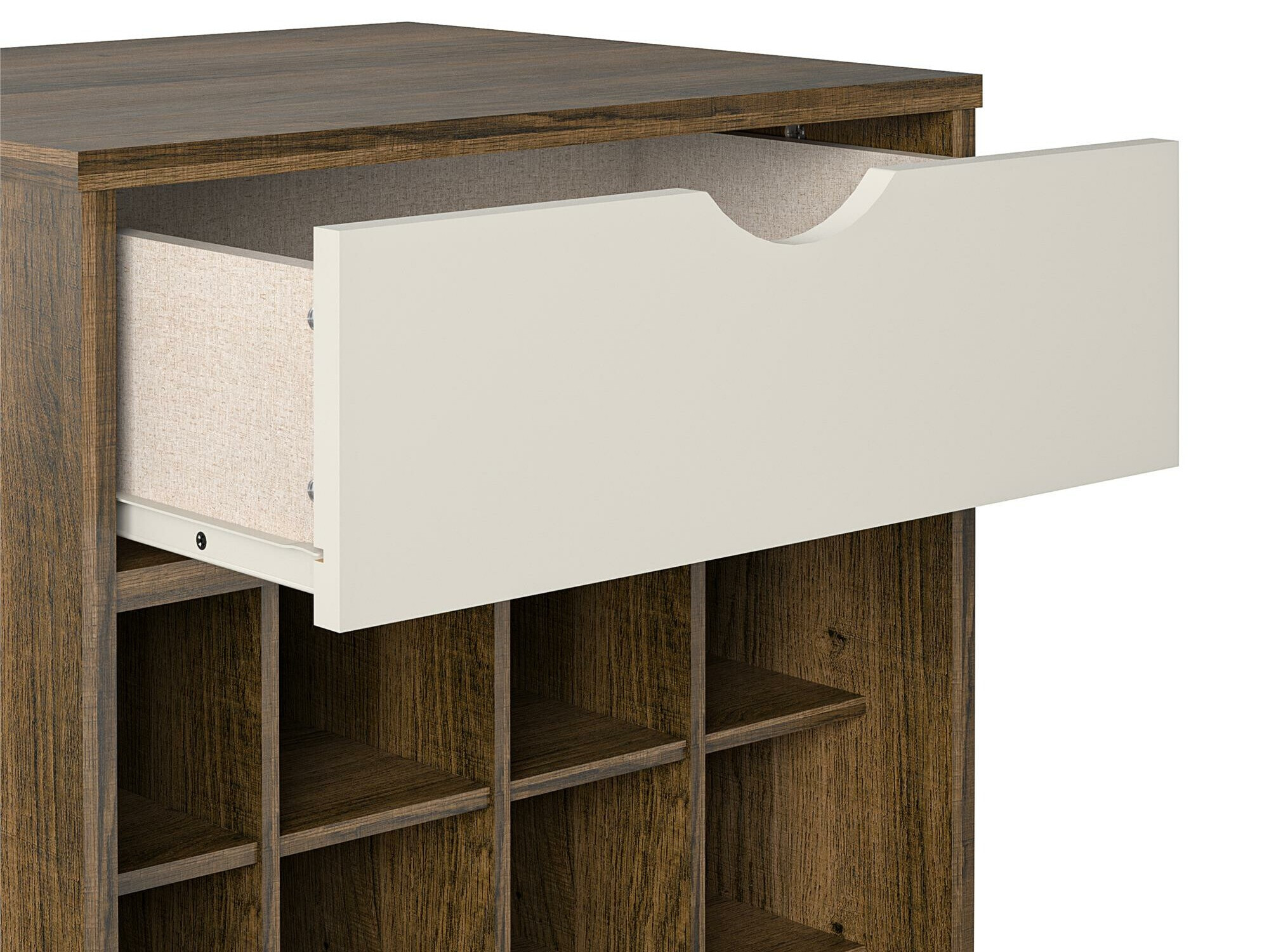 Side table Novogratz 186 (Oak + White)