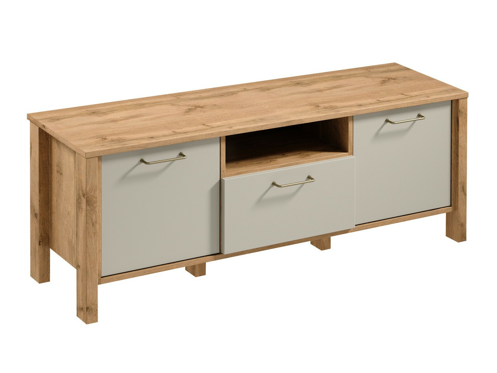 TV stand Venmelu 111 (Wotan Oak + Beige)
