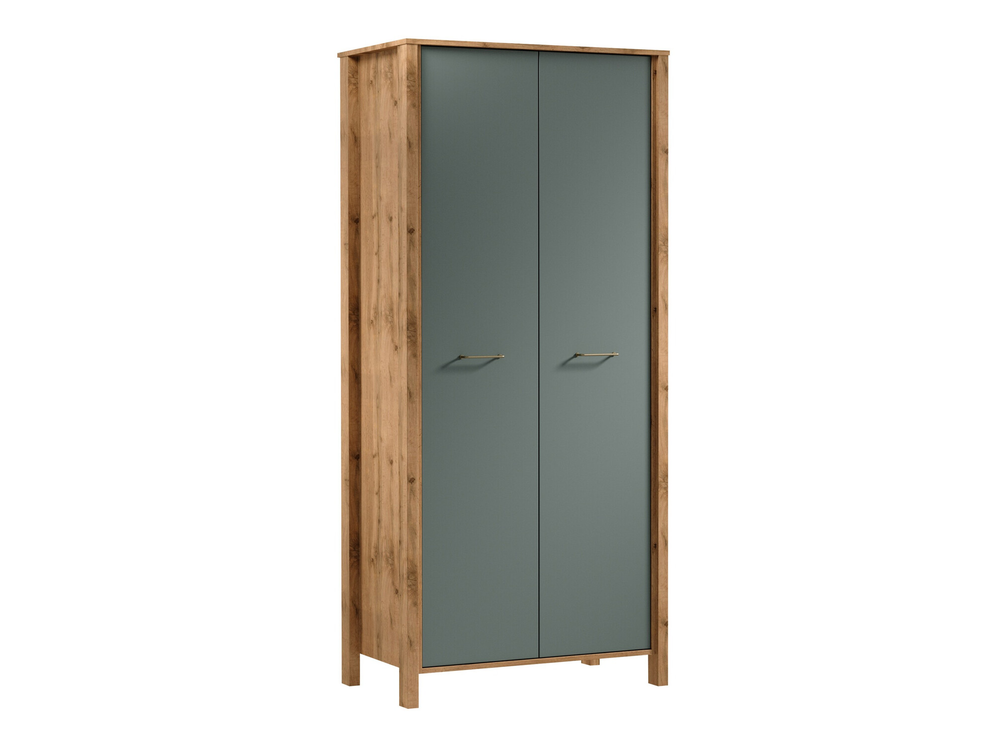 Wardrobe Venmelu 112 (Wotan Oak + Green)