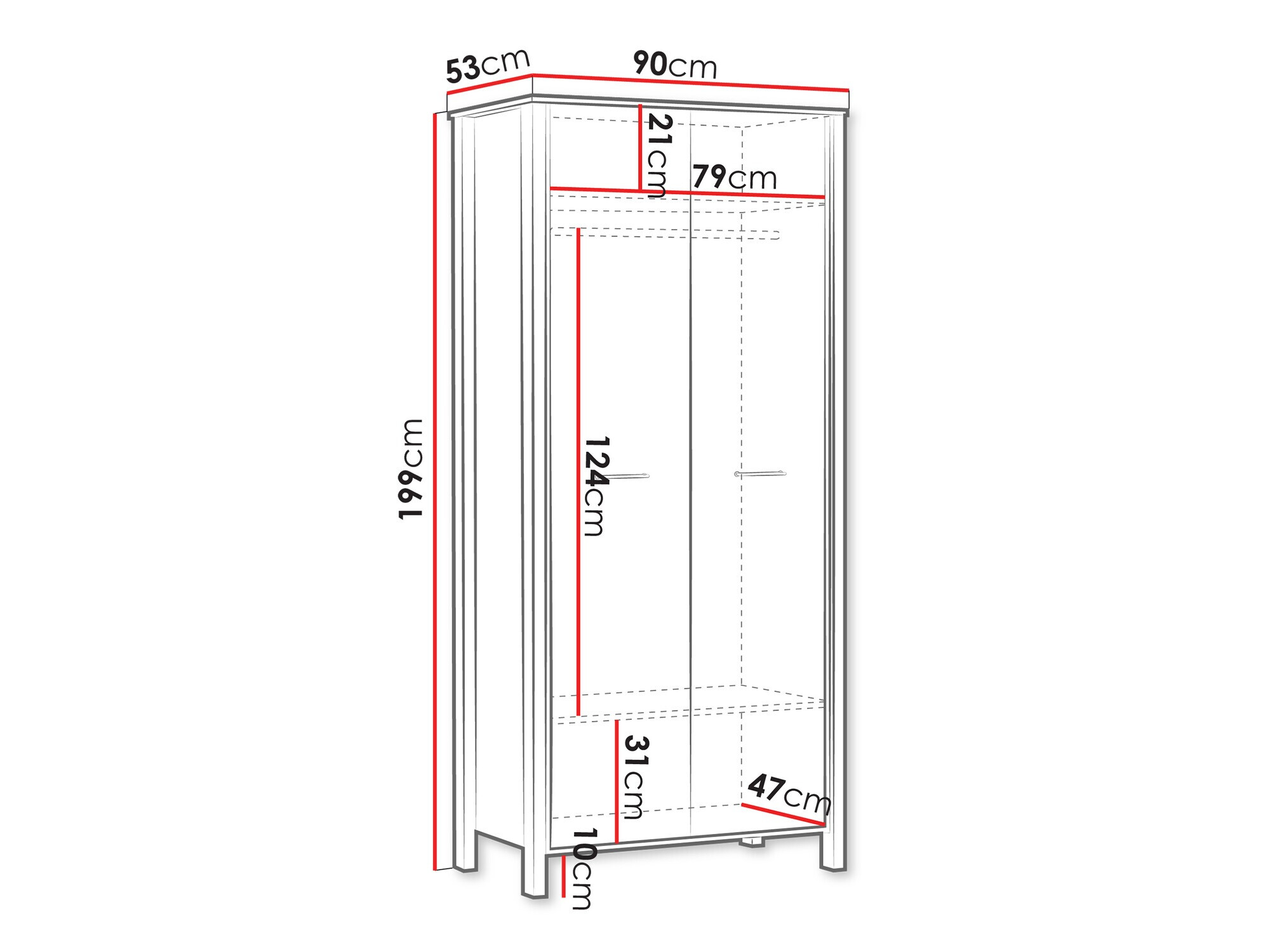 Wardrobe Venmelu 112 (Wotan Oak + Green)