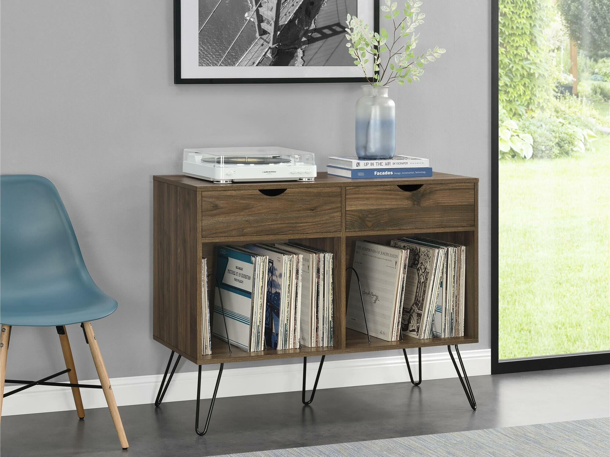 Βιβλιοθήκη Tulsa 671 (Καρυδί)