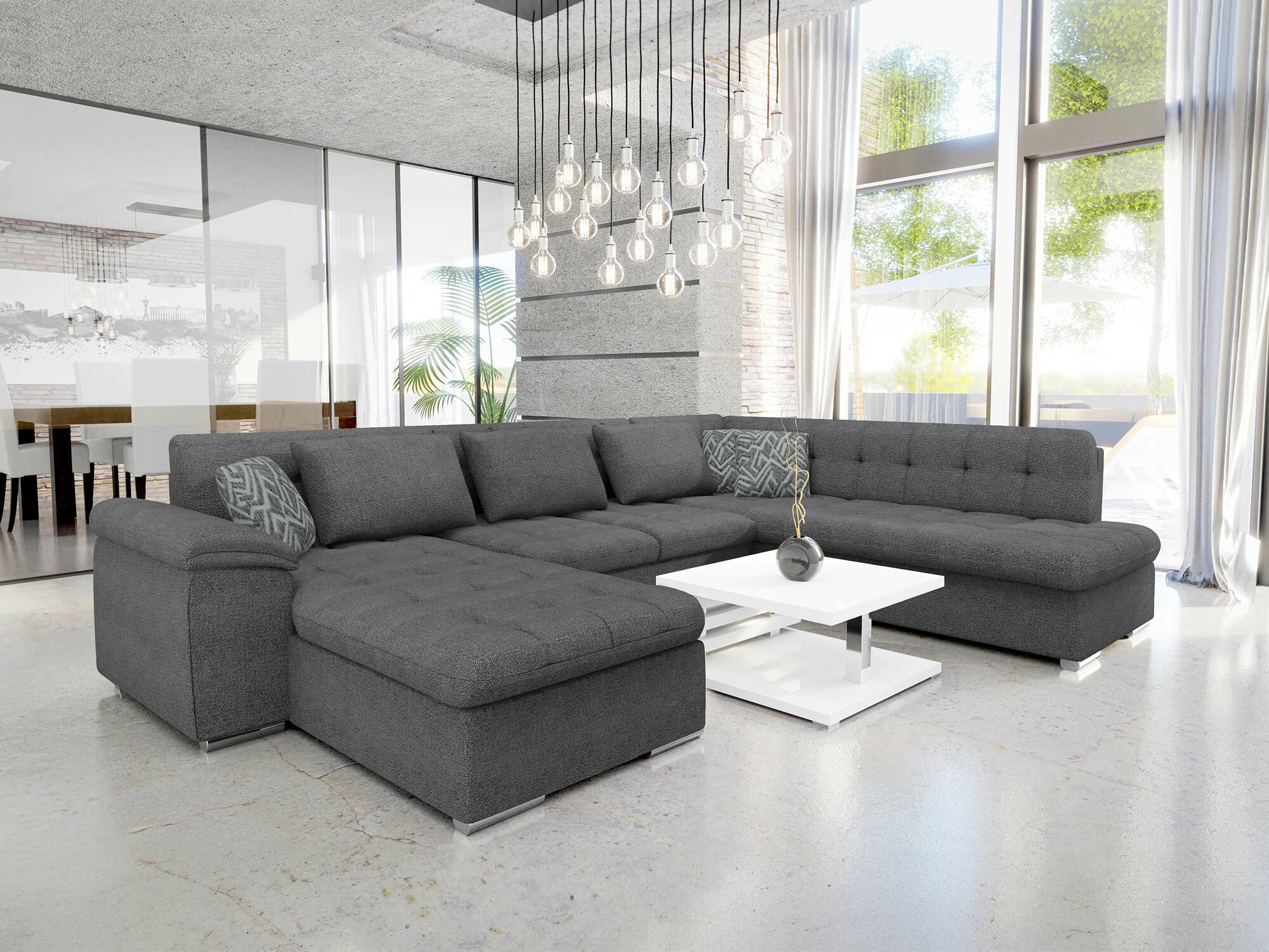 Corner sofa Comfivo Gemma VI (Sicuro 80 + Sempre 9)