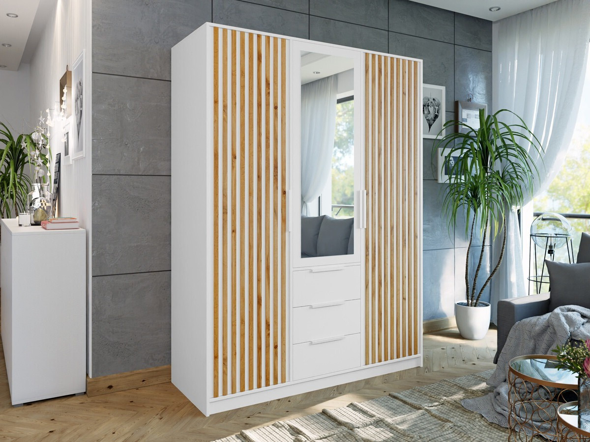 Ντουλάπα Collis IV (Άσπρο)