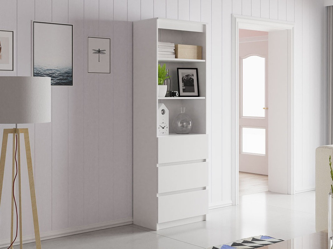 Βιβλιοθήκη Comfivo Gallus (Άσπρο)