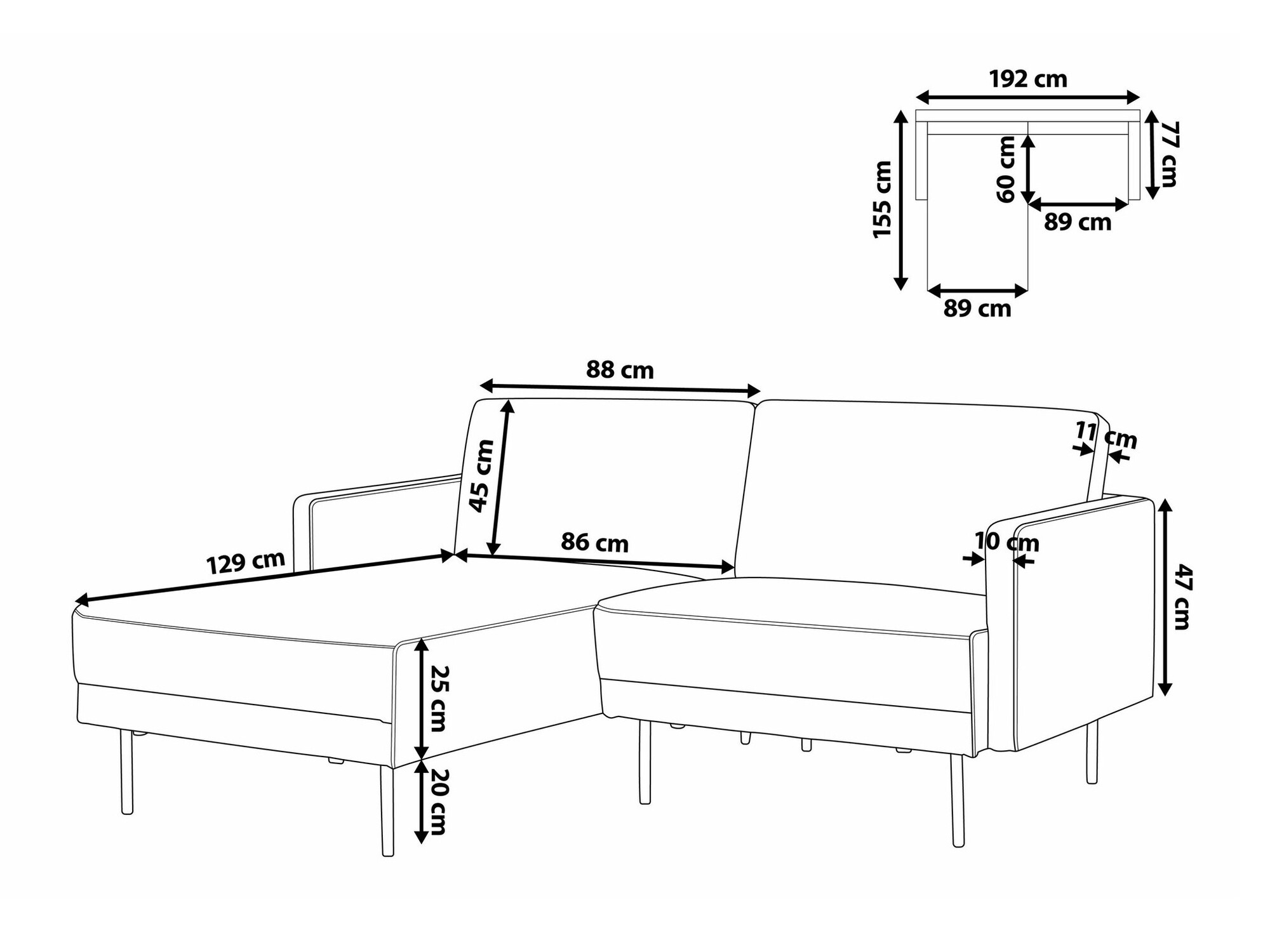 Γωνιακός Καναπές Salmono 101 (Σκούρο πράσινο)
