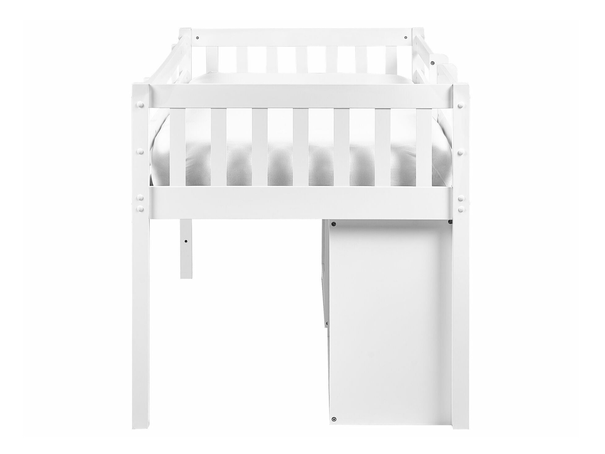 Loft bed Berwyn 2199 (White + Pink)