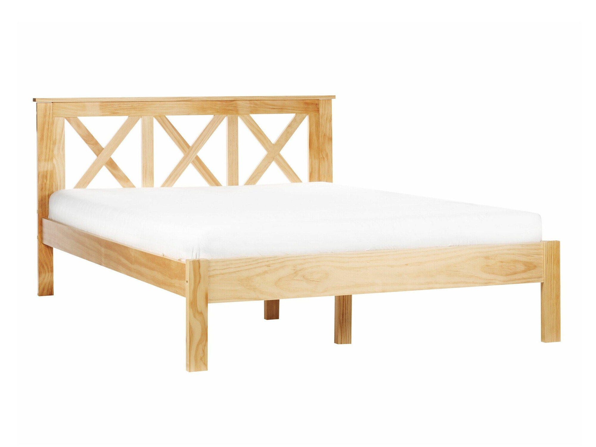 Κρεβάτι Berwyn 758 (Ανοιχτό χρώμα ξύλου)