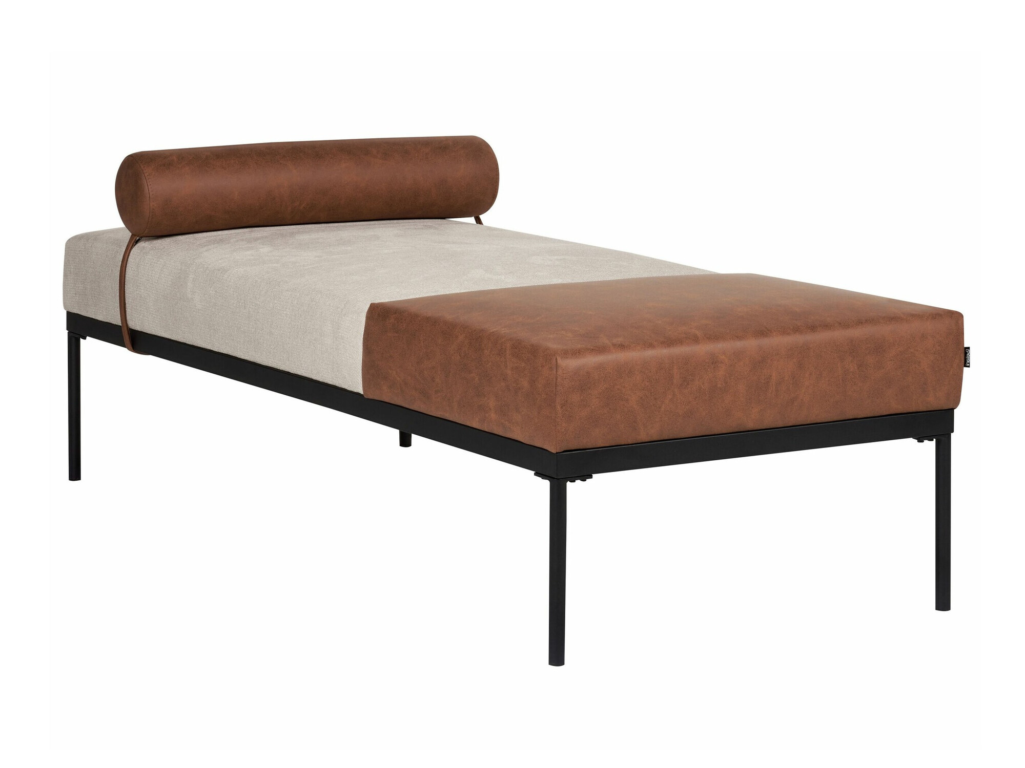 Chaise longue Berwyn 2204 (Beige + Brown)