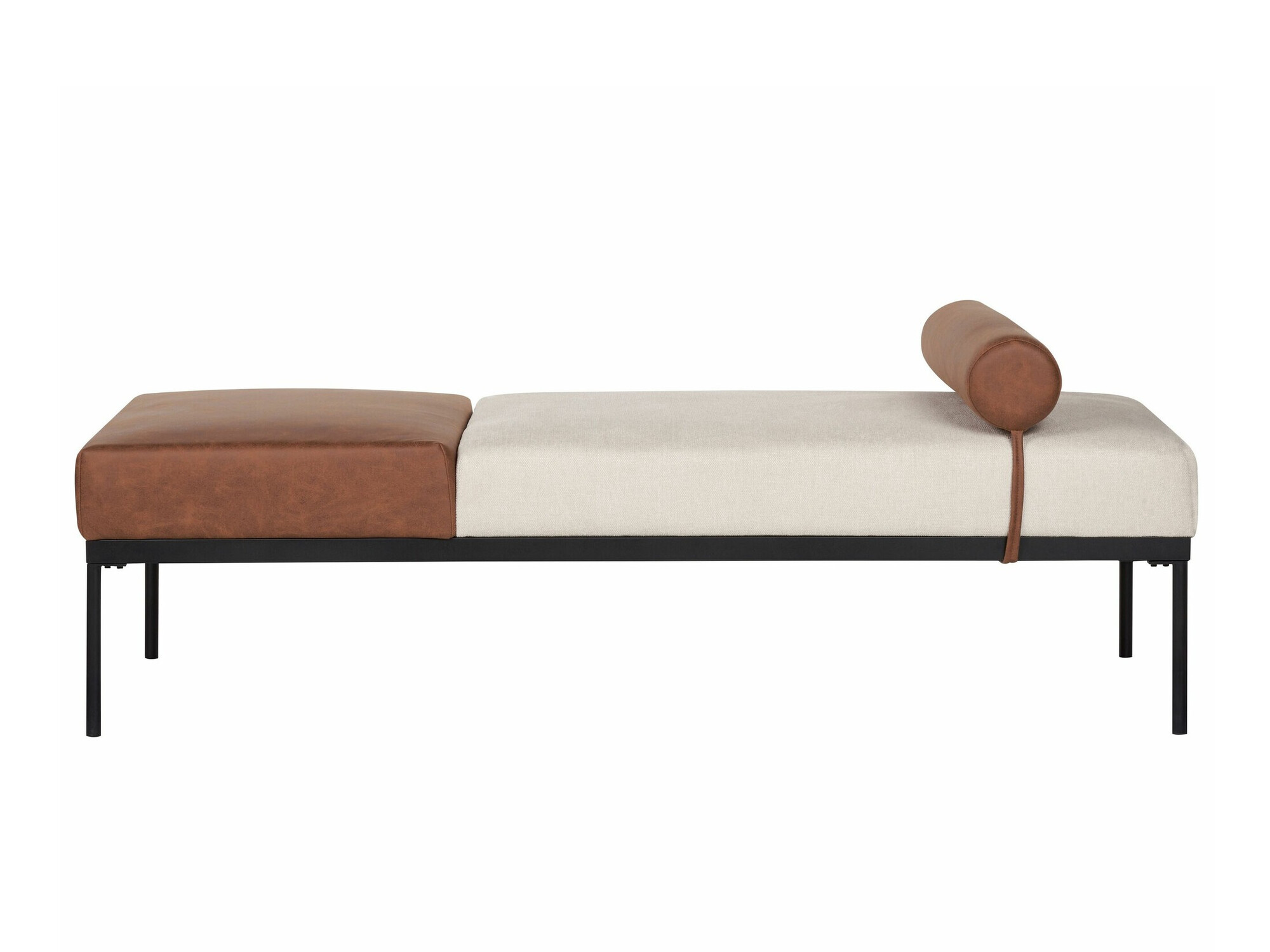 Chaise longue Berwyn 2204 (Beige + Brown)