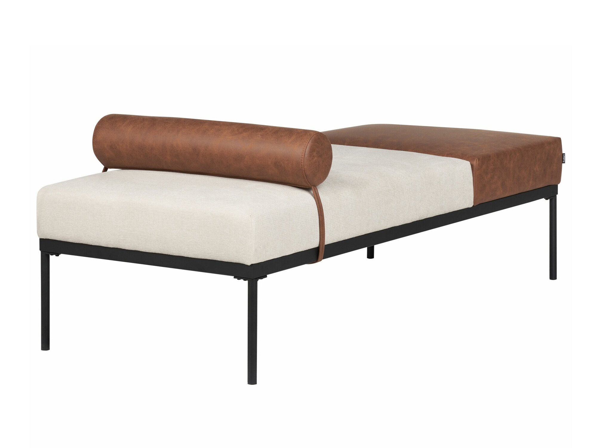 Chaise longue Berwyn 2204 (Beige + Brown)