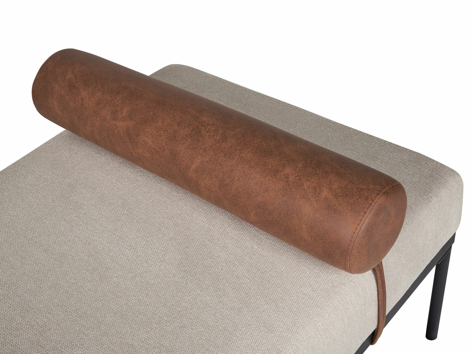 Chaise longue Berwyn 2204 (Beige + Brown)