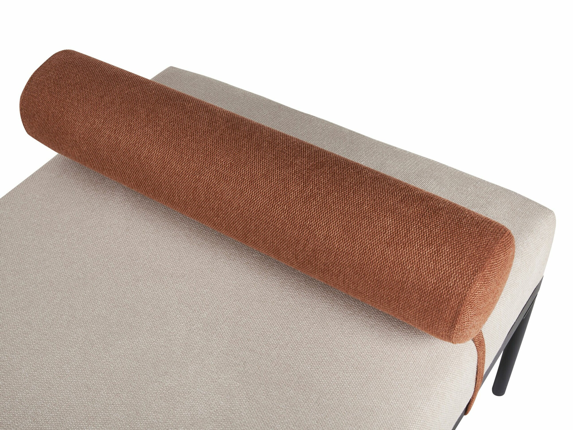 Chaise longue Berwyn 2204 (Beige + Orange)