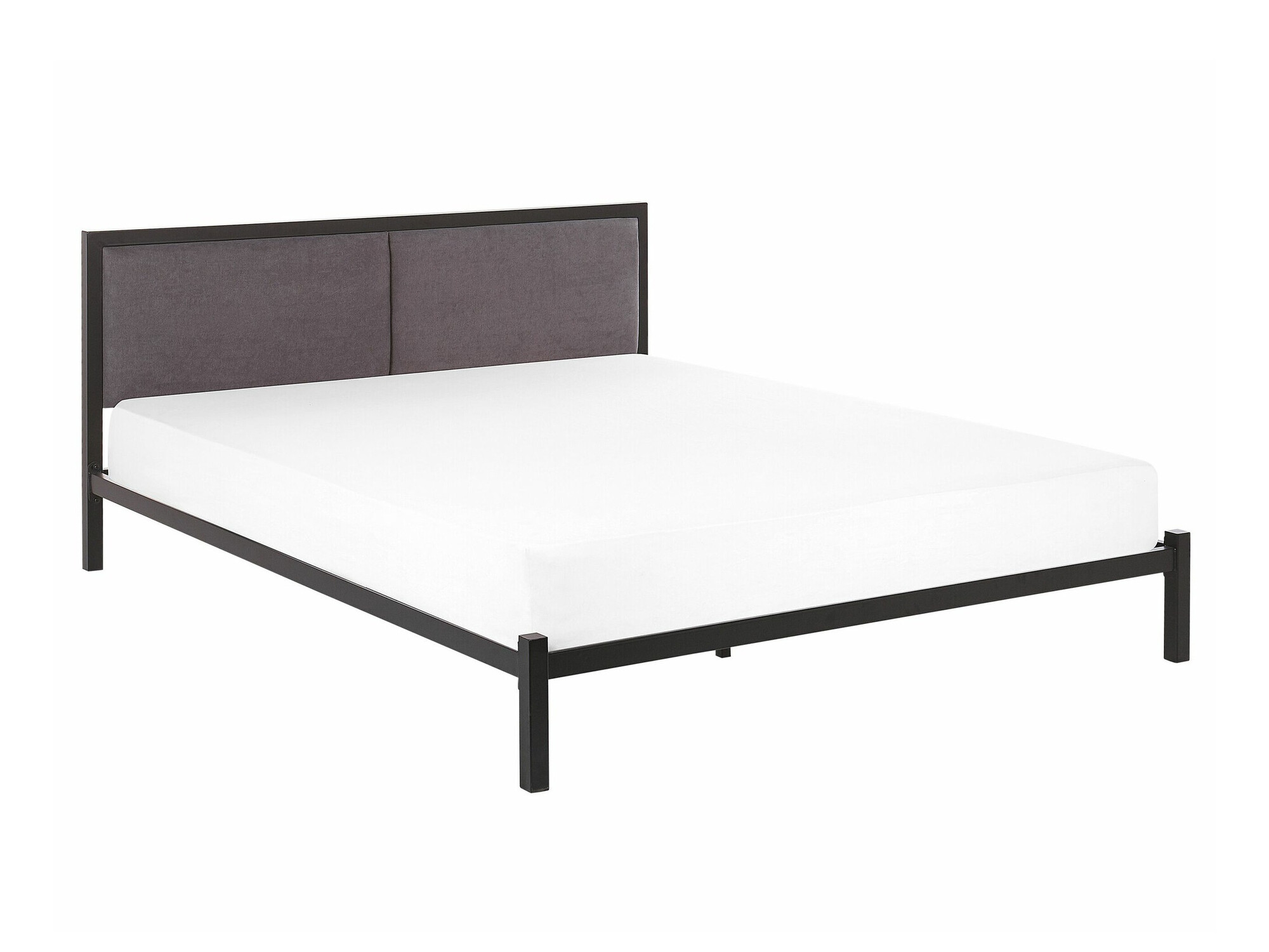 Κρεβάτι Berwyn 760 (Μαύρο + Γκρι)