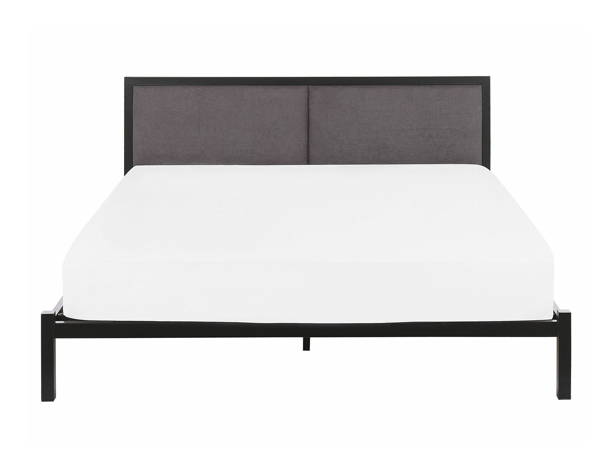 Κρεβάτι Berwyn 760 (Μαύρο + Γκρι)