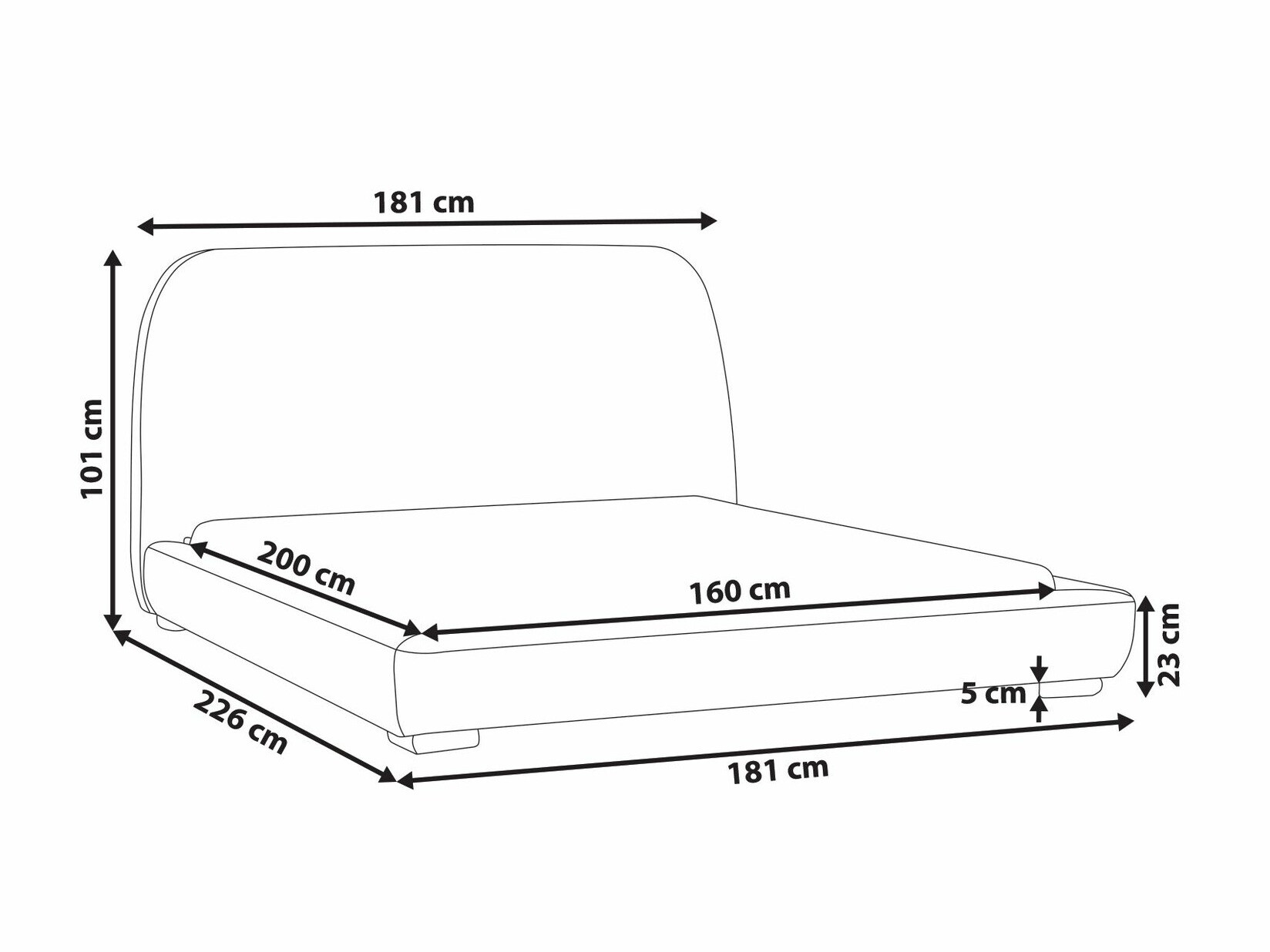 Bed Berwyn 2208