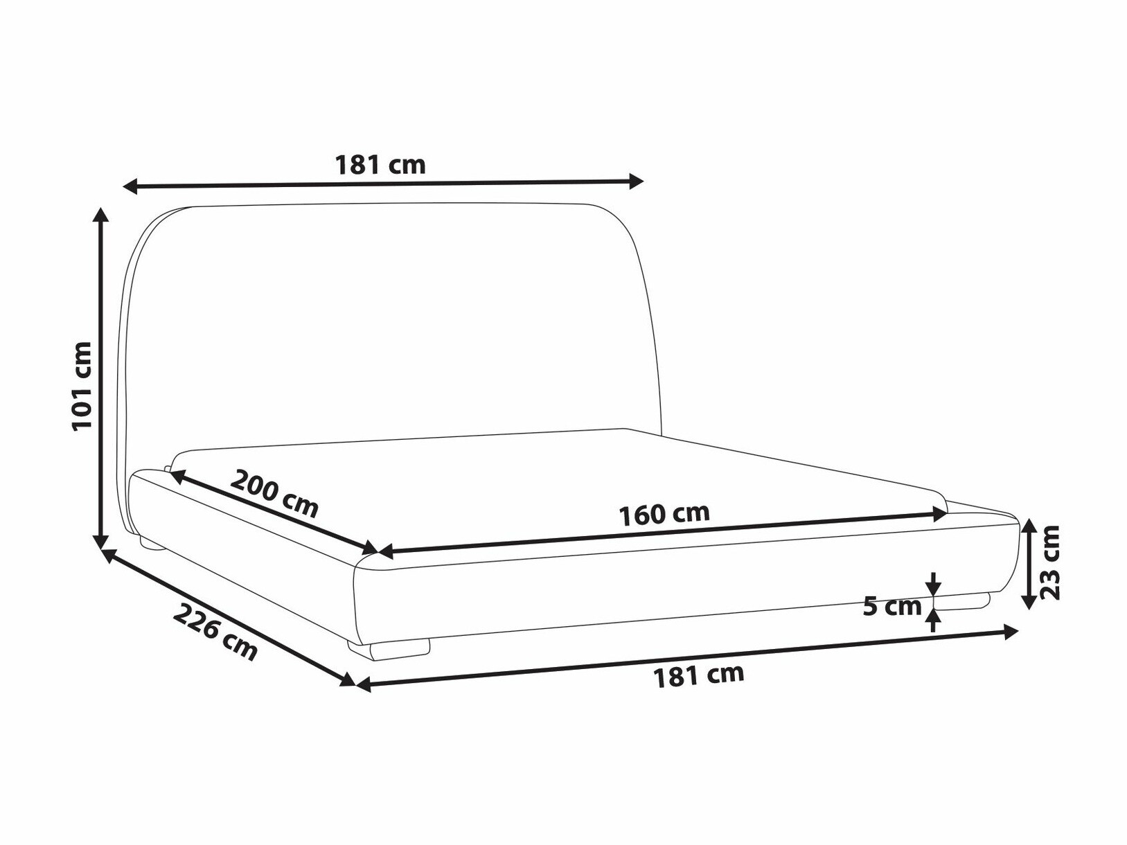 Bed Berwyn 2209