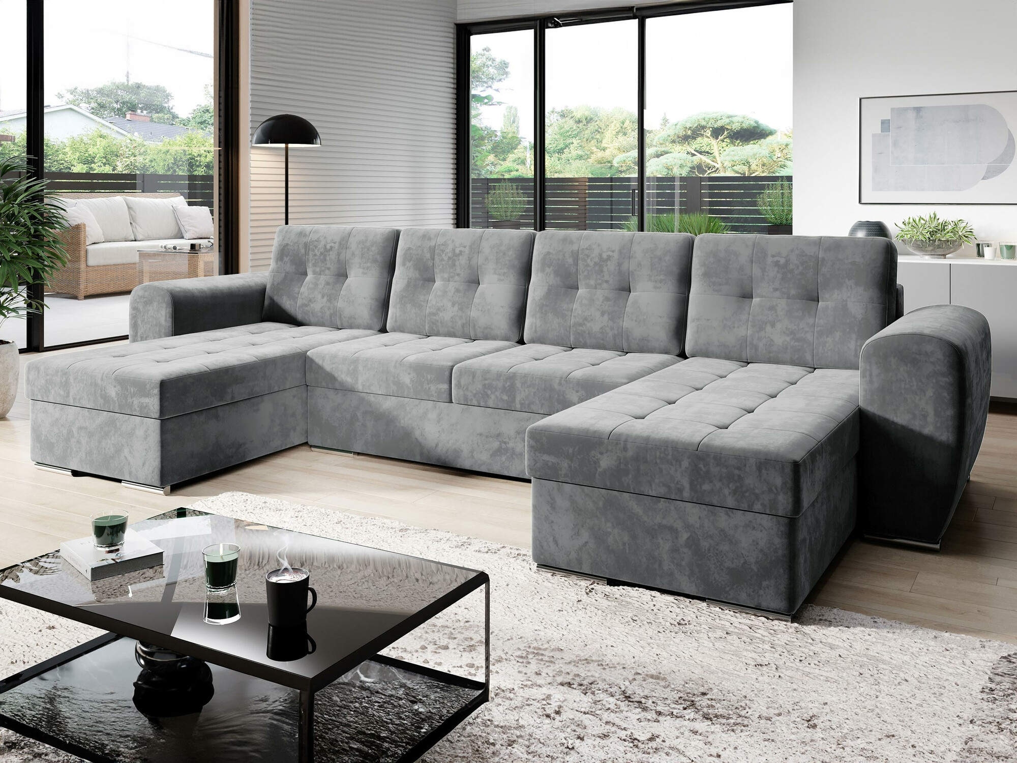 Corner sofa Arvada 117 (Monolith 85)