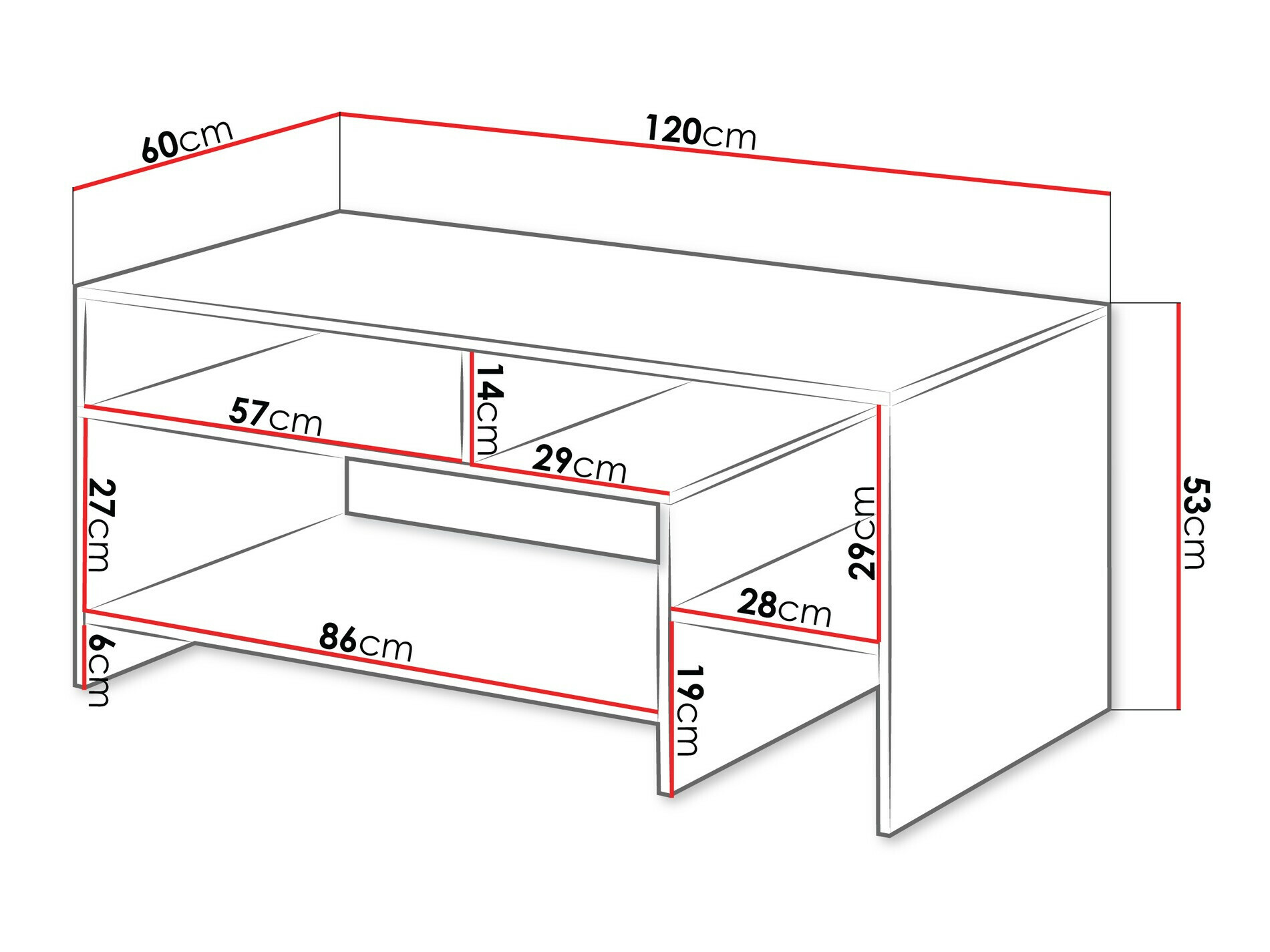 Coffee table Fivfivi 100
