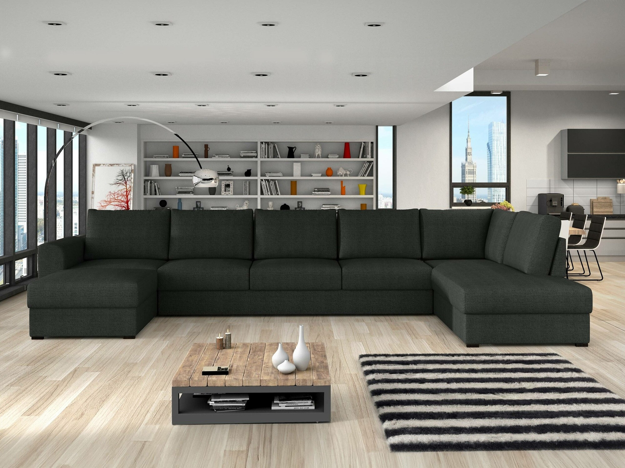 Corner sofa Comfivo Flumen I (Twist 23)